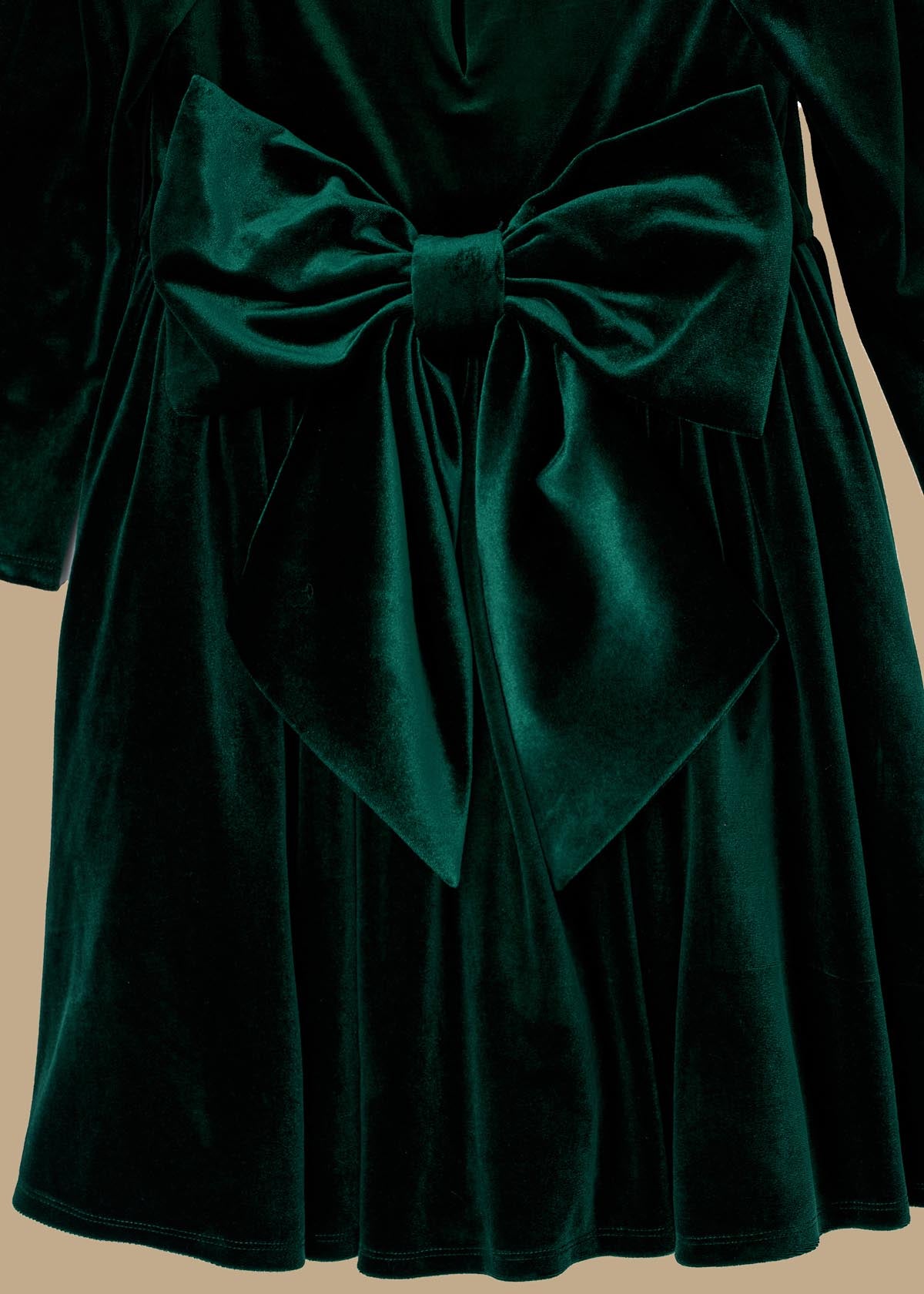 Grace Velvet Bow Back Dress