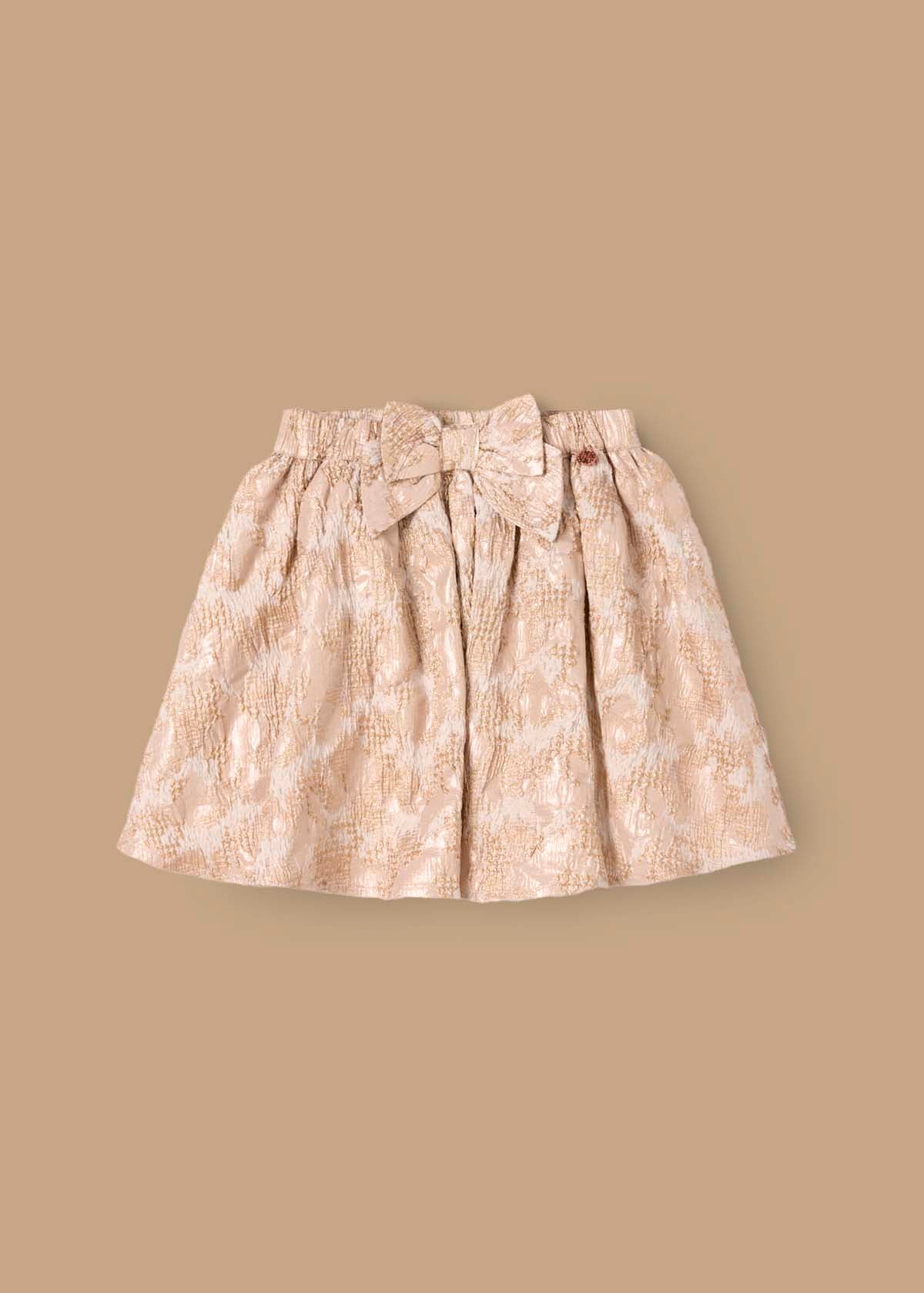 Etta Metallic Jacquard Skirt