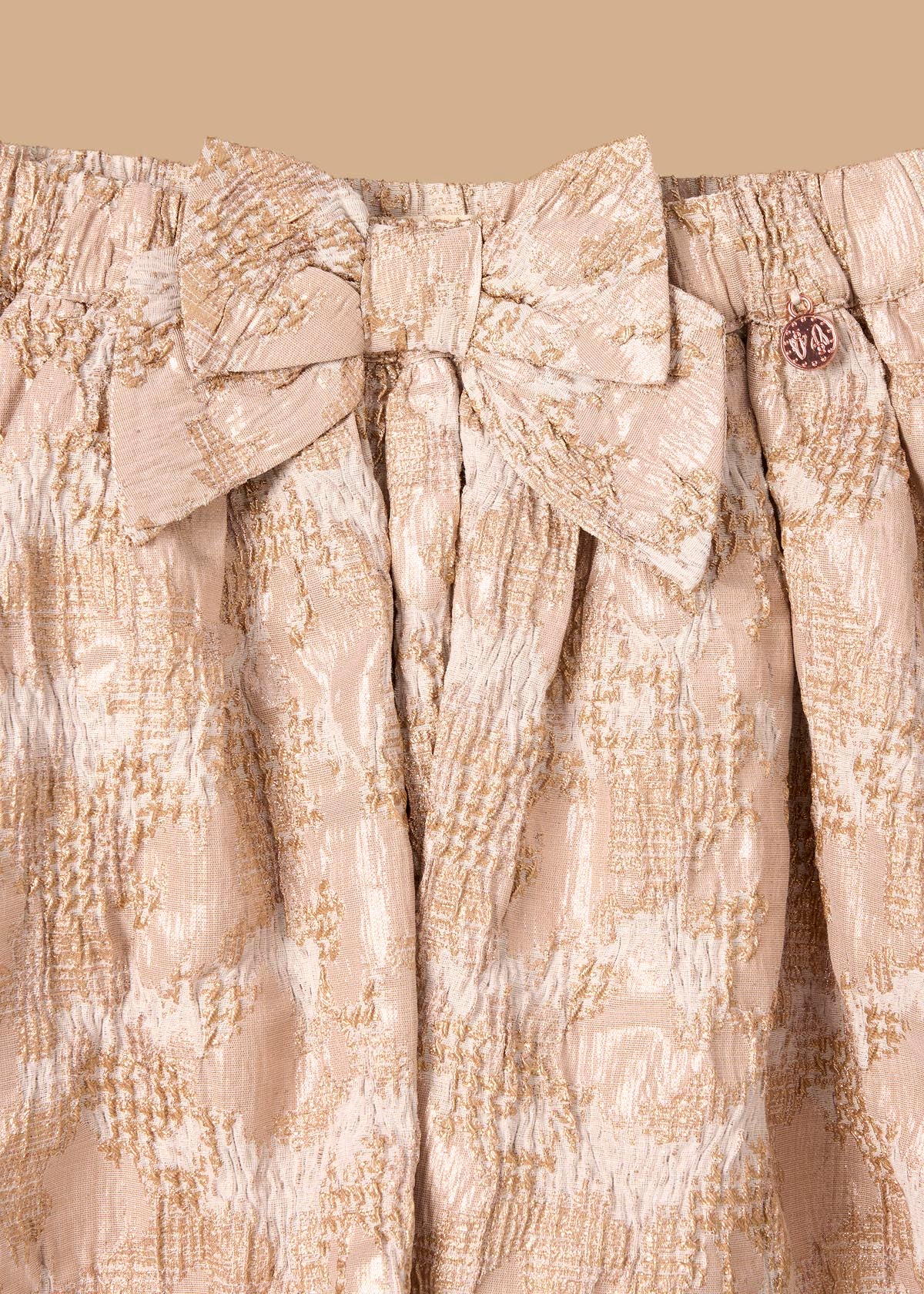 Etta Metallic Jacquard Skirt