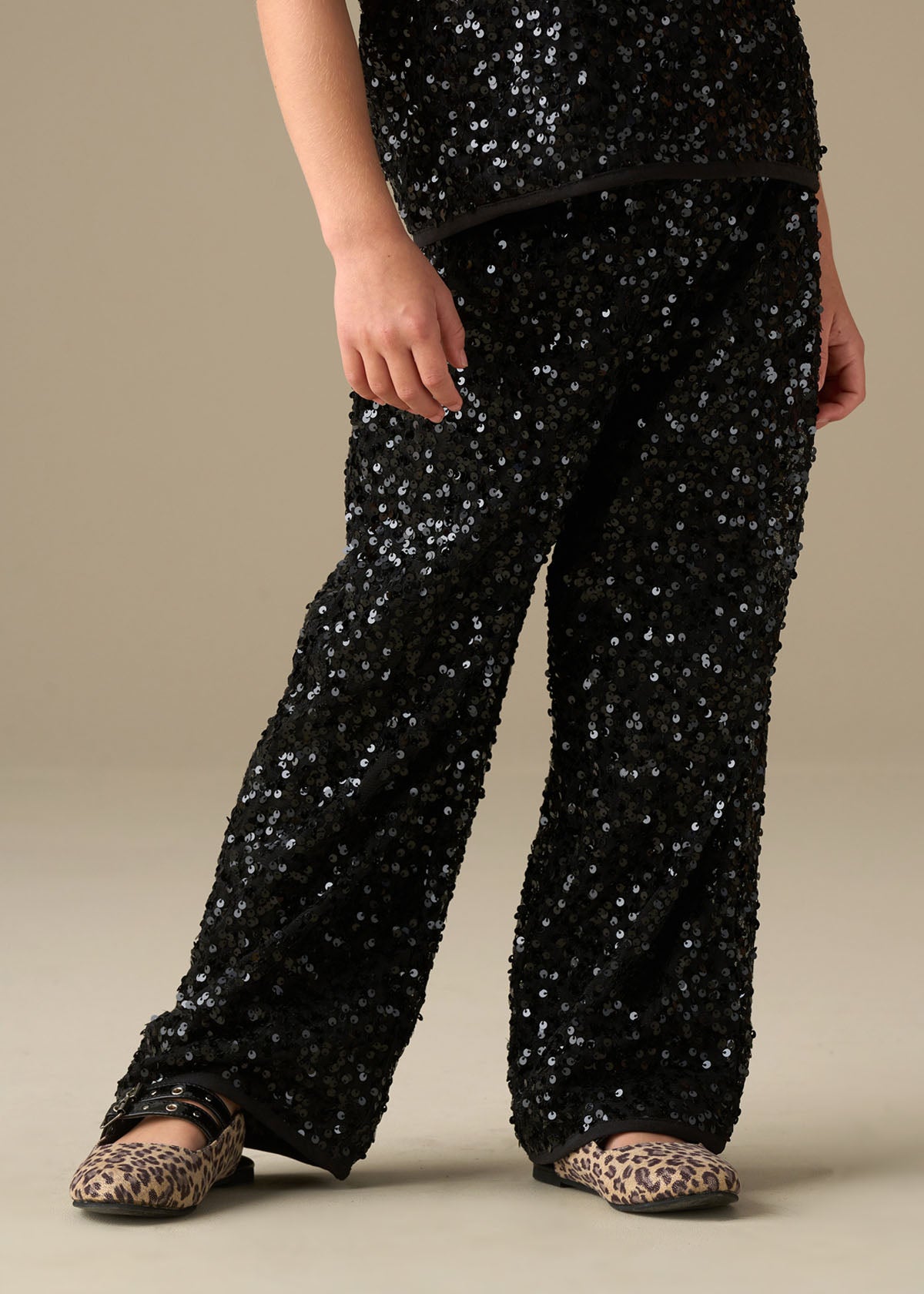 Leona Mesh Sequin Trousers