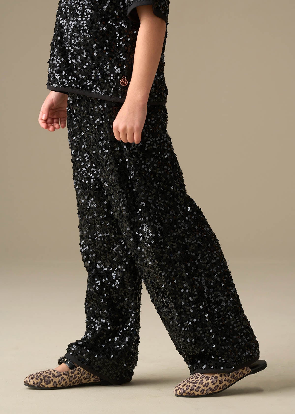 Leona Mesh Sequin Trousers
