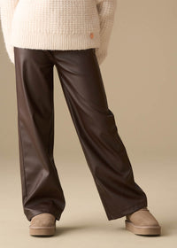 Alana Faux Leather Trousers