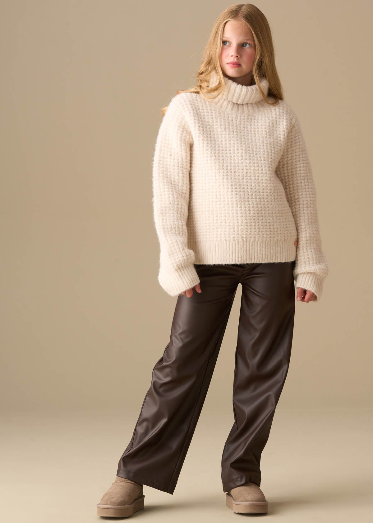 Alana Faux Leather Trousers