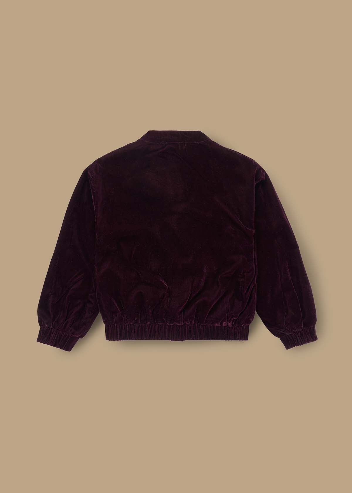 Chloe Velvet Bomber Jacket