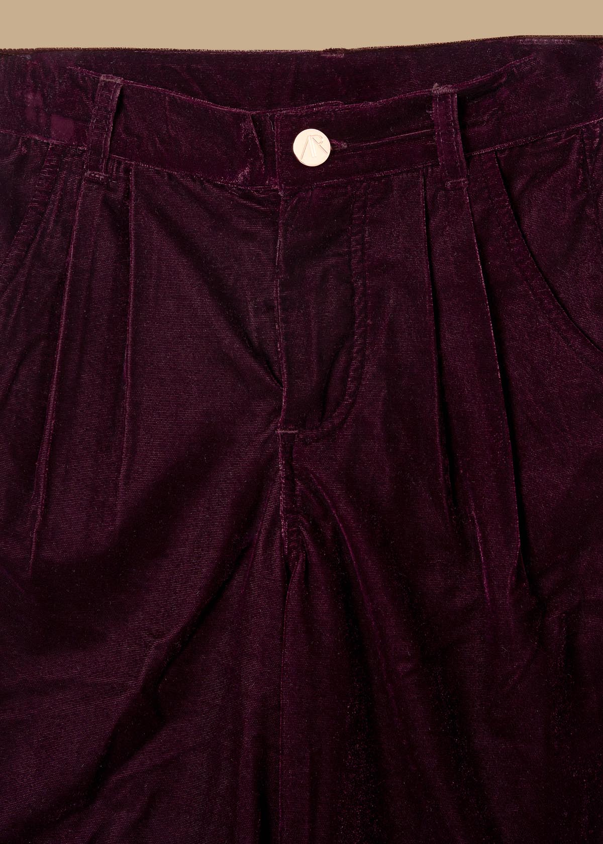Chloe Velvet Wide Leg Trousers