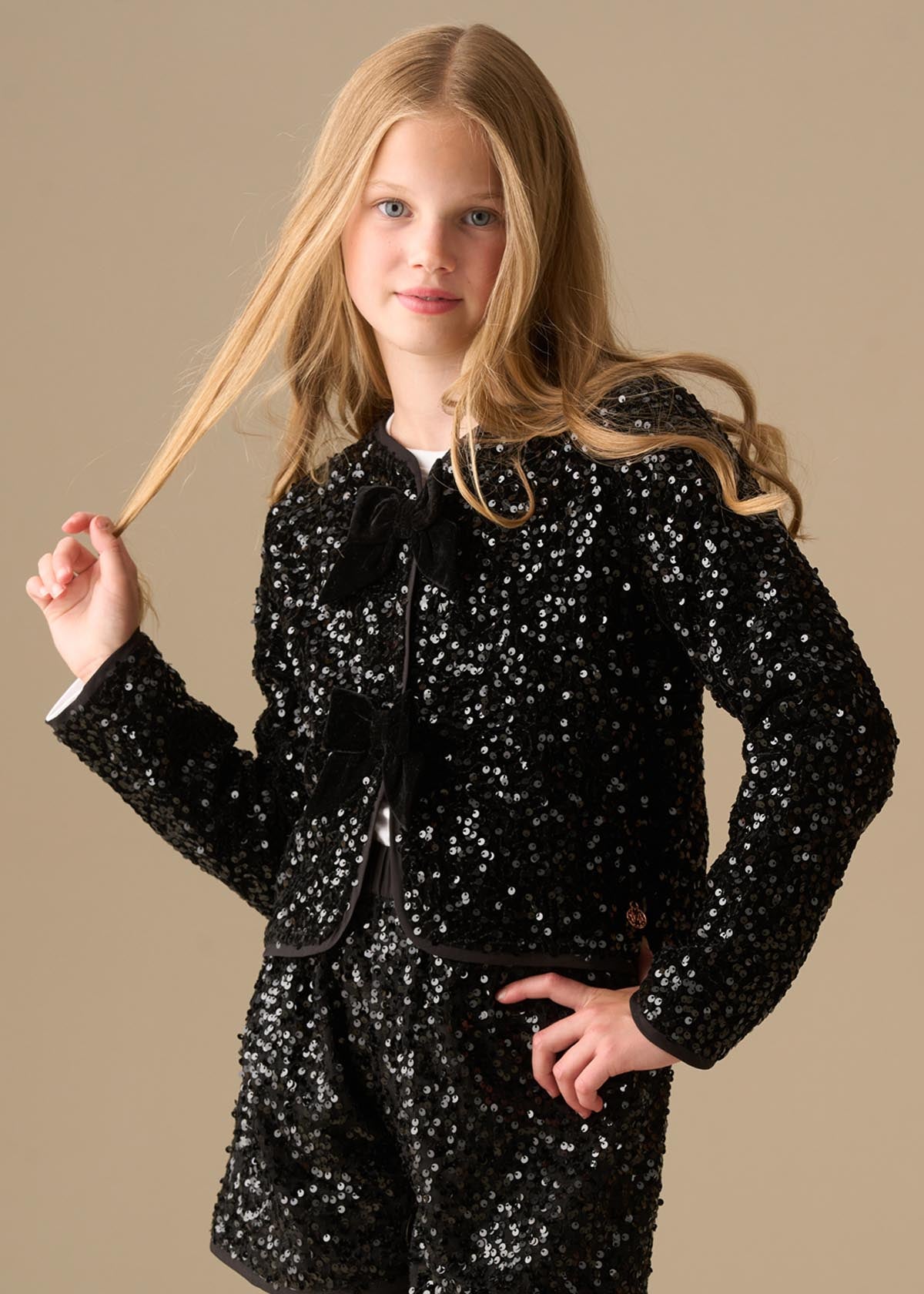 Maisie Velvet Sequin Jacket