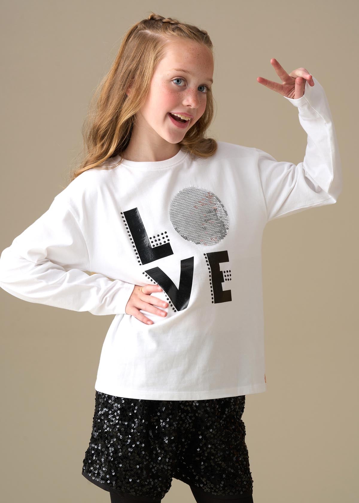 Lacie Love Disco Ls Tee - White