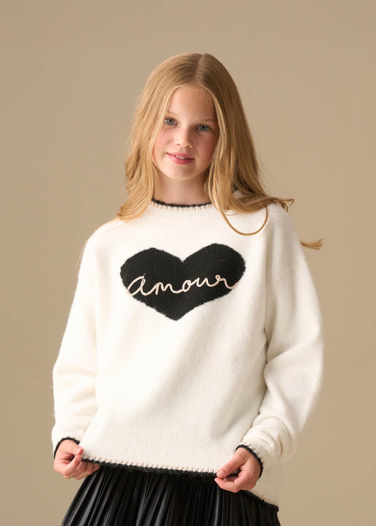 Callie Amour Heart Jumper