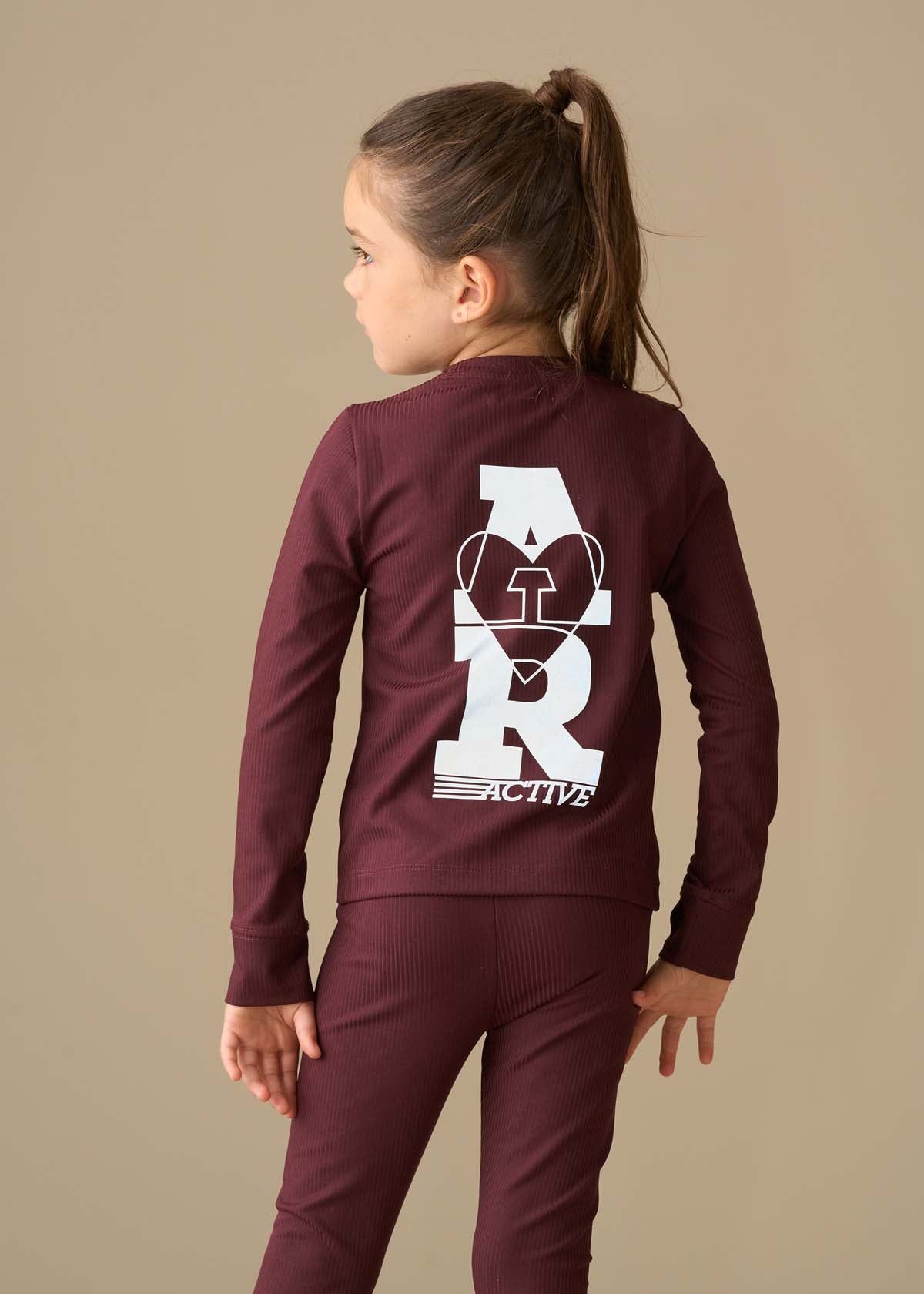 Tori Ultimate Active LS Top - Burgundy