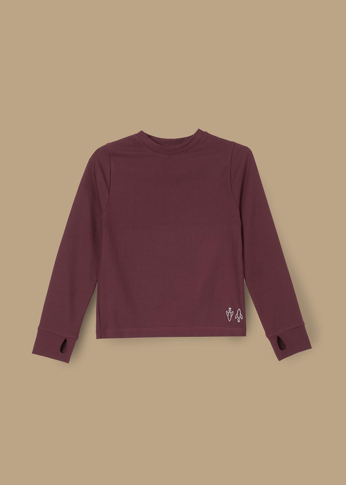 Tori Ultimate Active LS Top - Burgundy