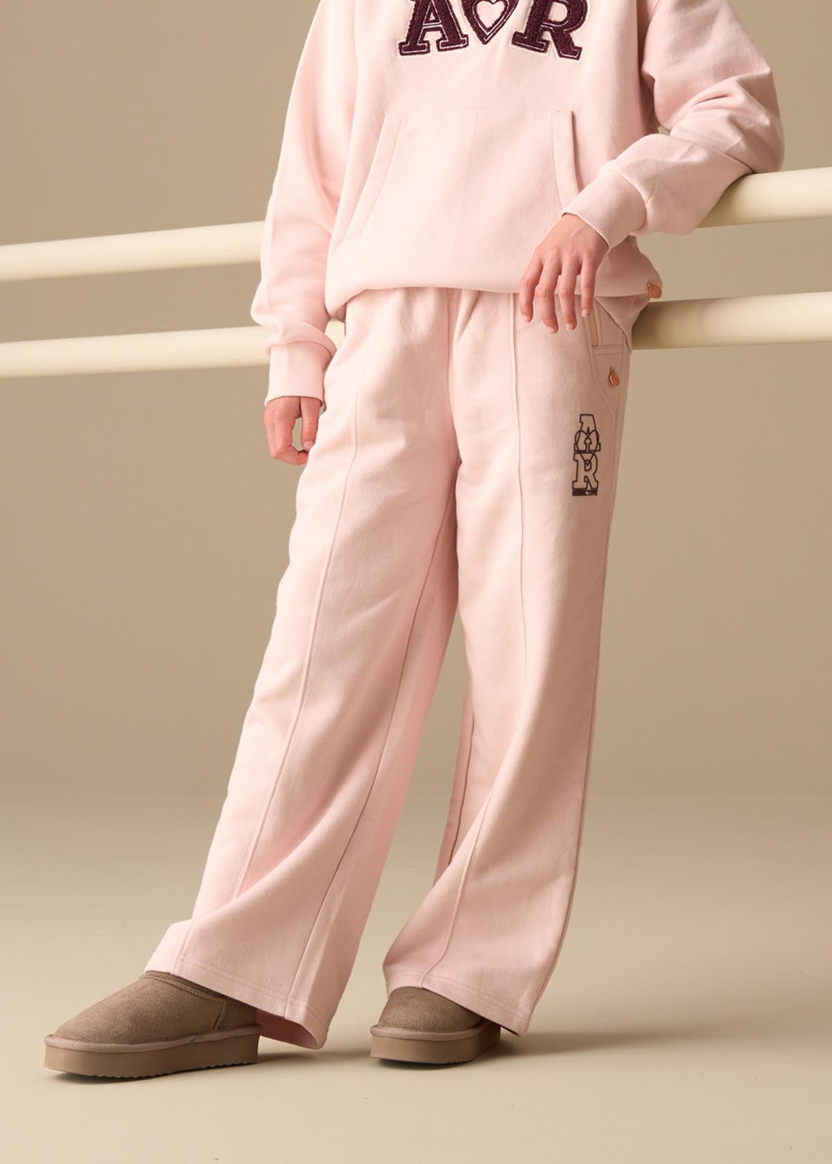 Lila Active Wide Leg Jogger - Pink