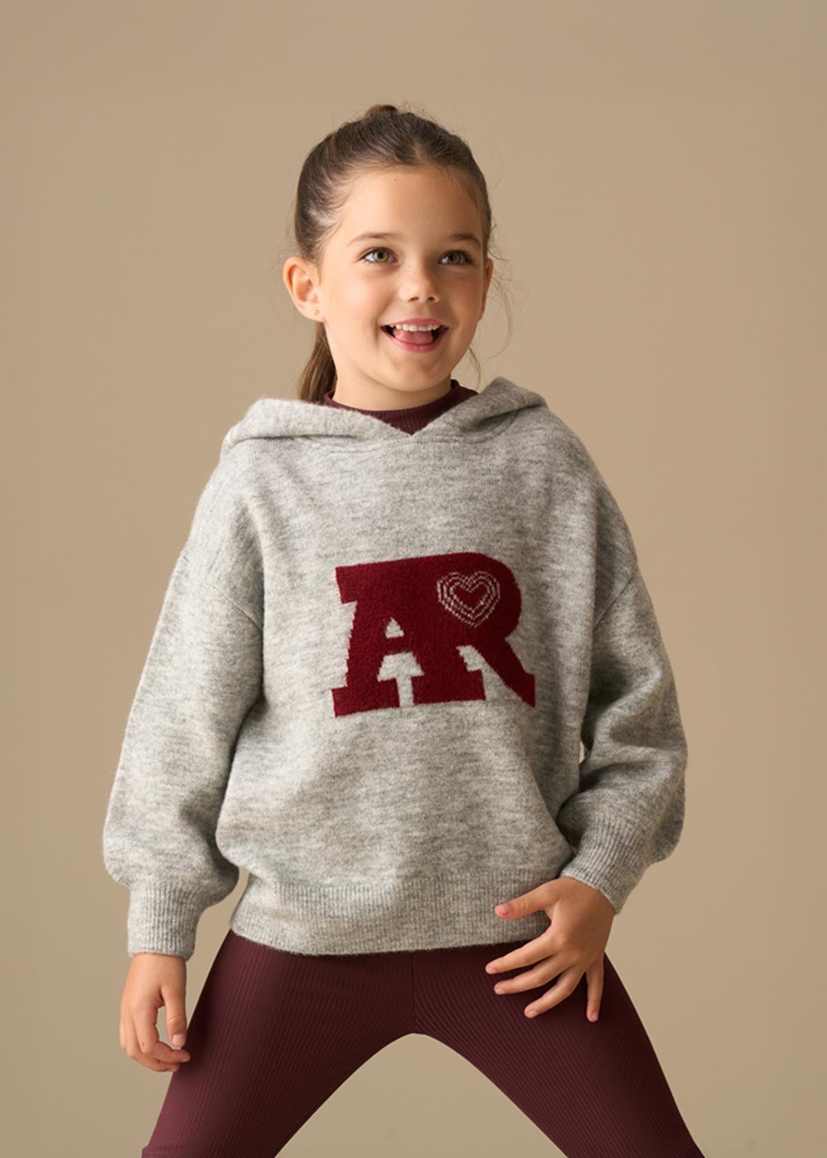 Taylor Active Knitted Hooded Jumper