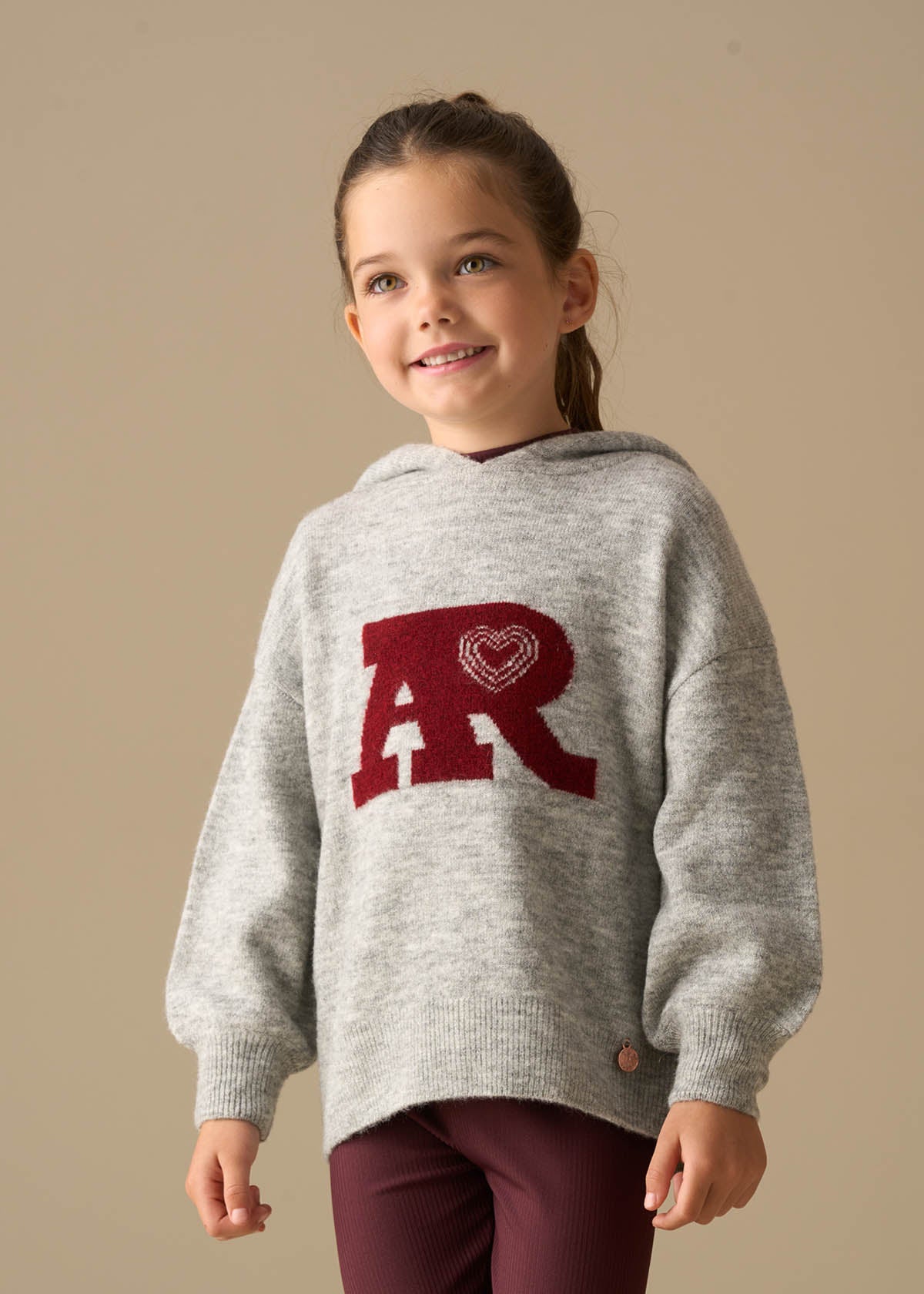 Taylor Active Knitted Hooded Jumper