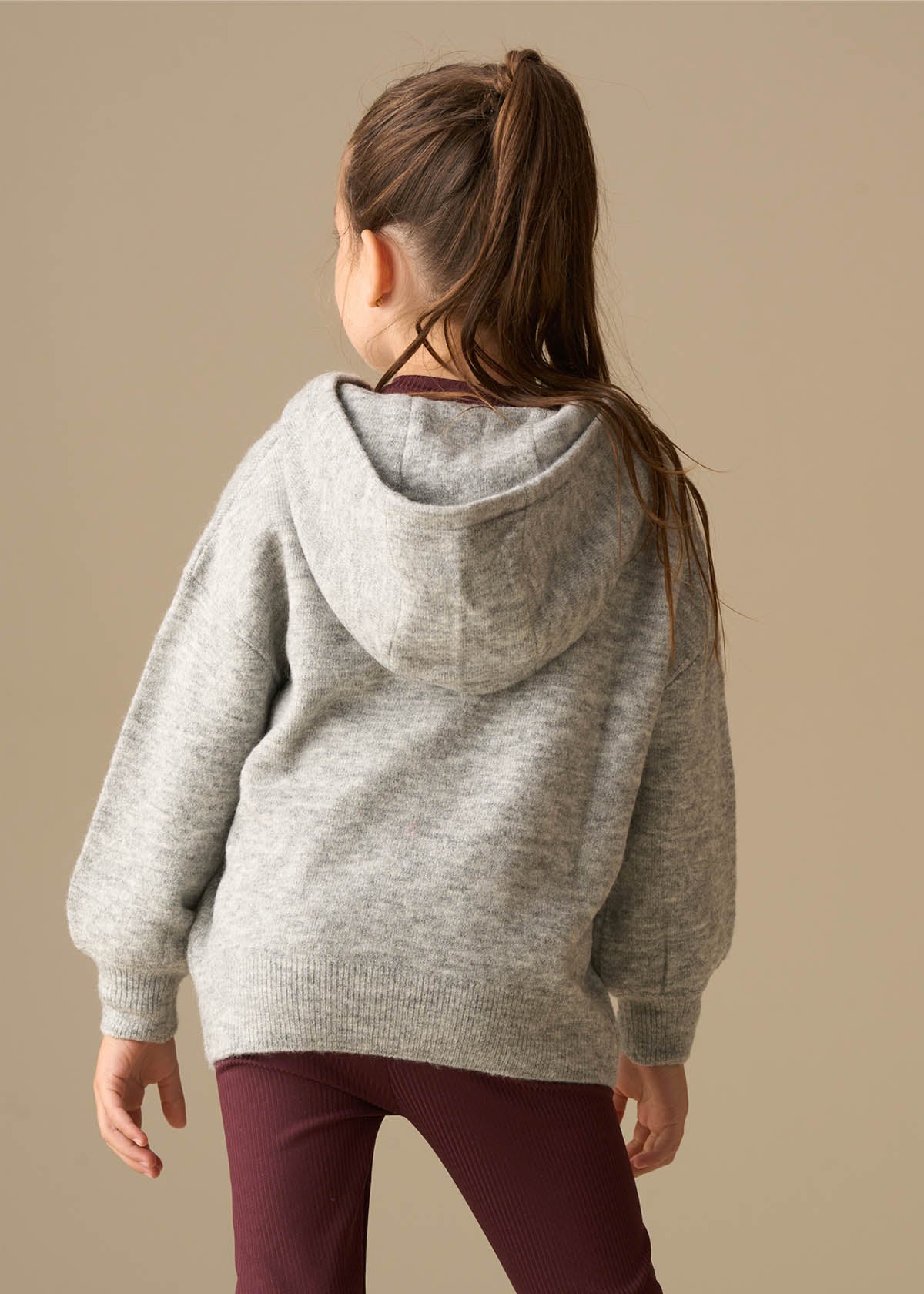 Taylor Active Knitted Hooded Jumper
