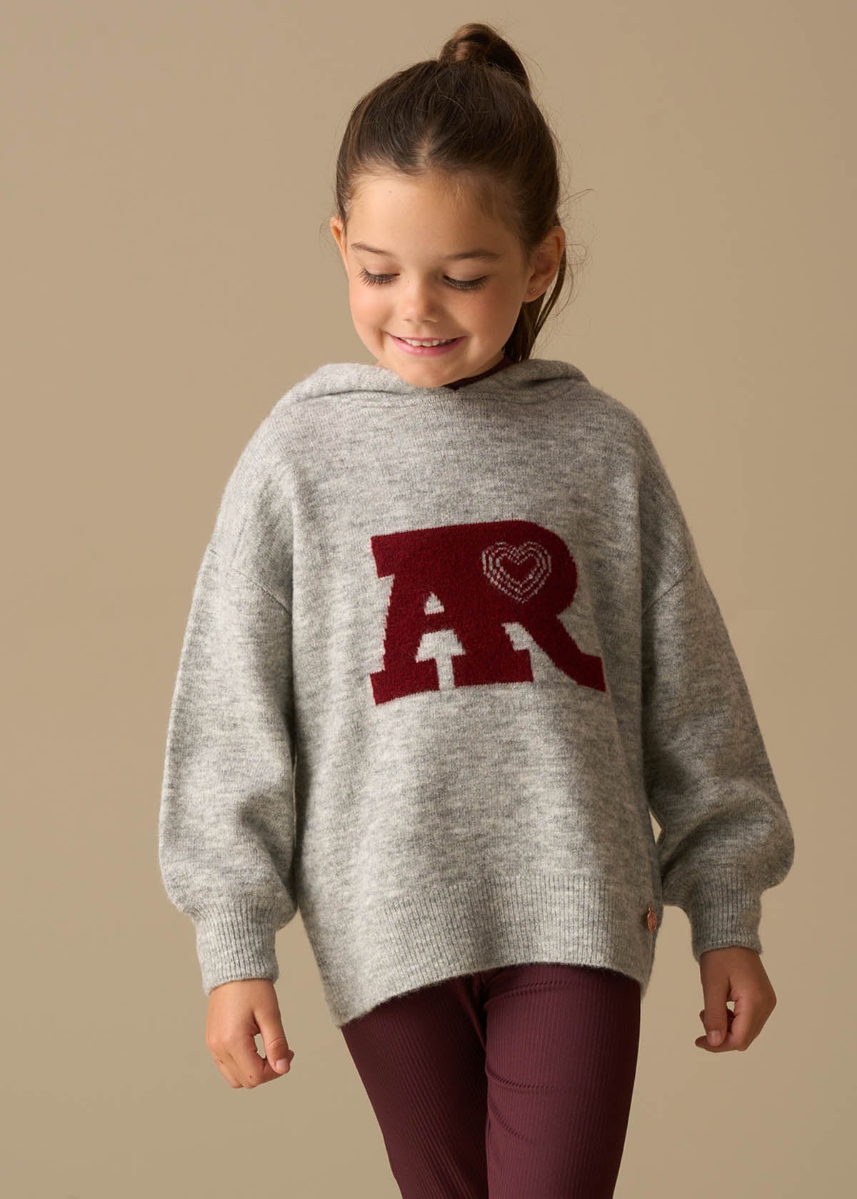 Taylor Active Knitted Hooded Jumper