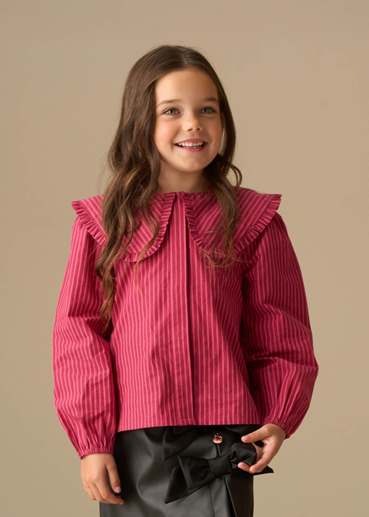Maggie Frill Collar Shirt