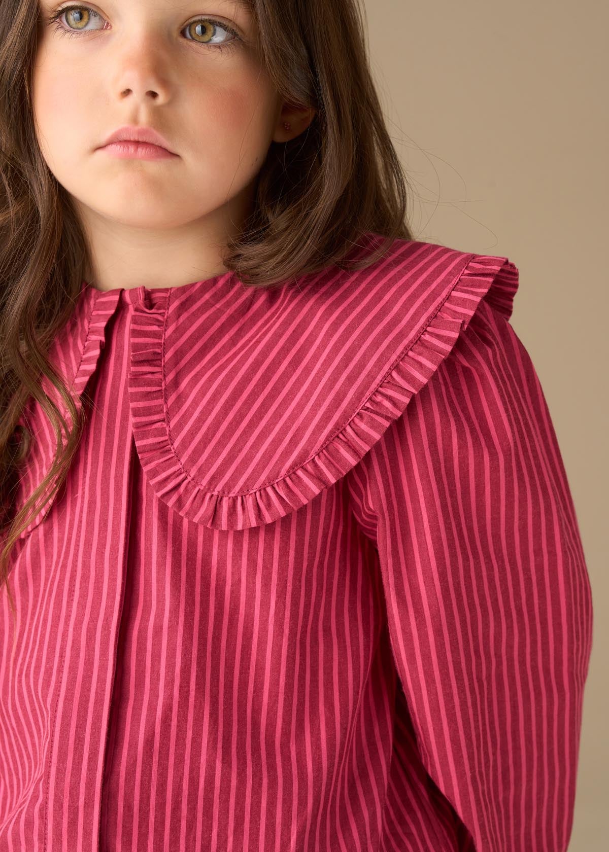 Maggie Frill Collar Shirt