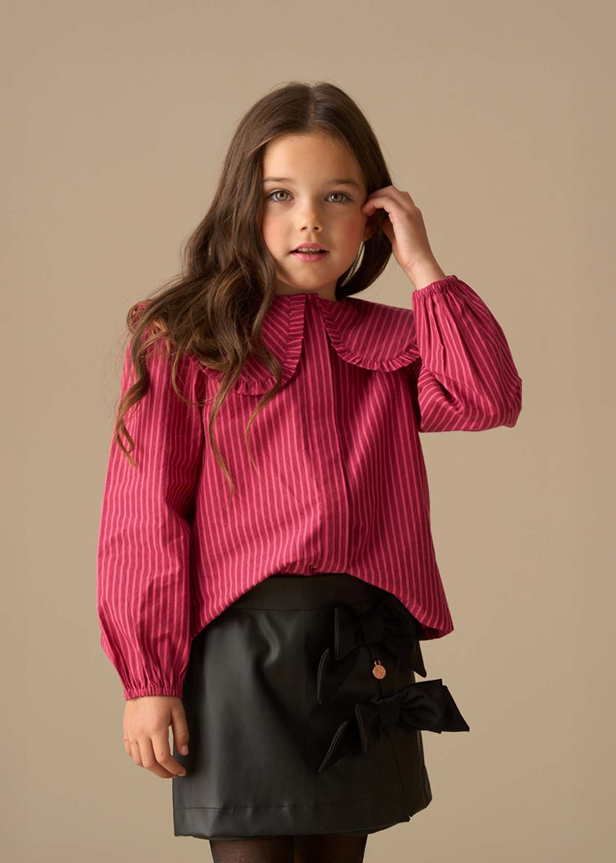 Maggie Frill Collar Shirt
