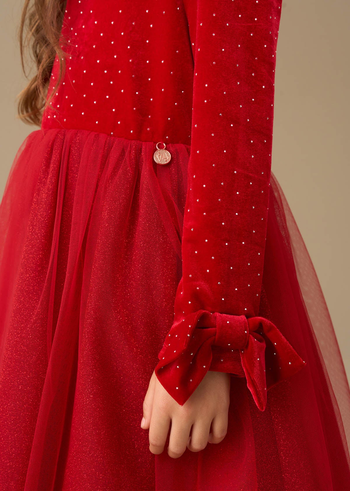 Elsie Velvet Tulle Dress