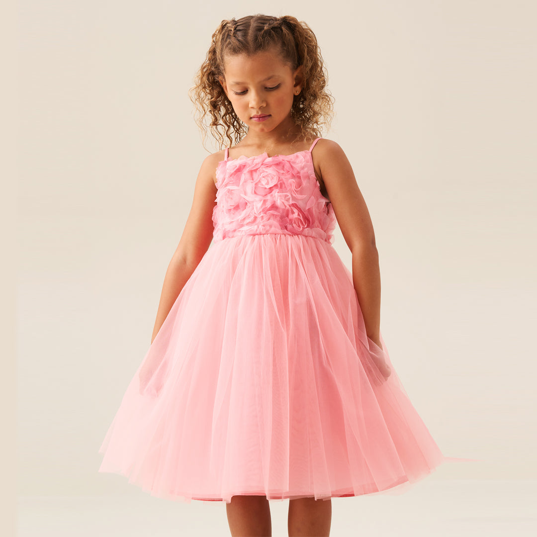 Rosie Embellished Flower Dress