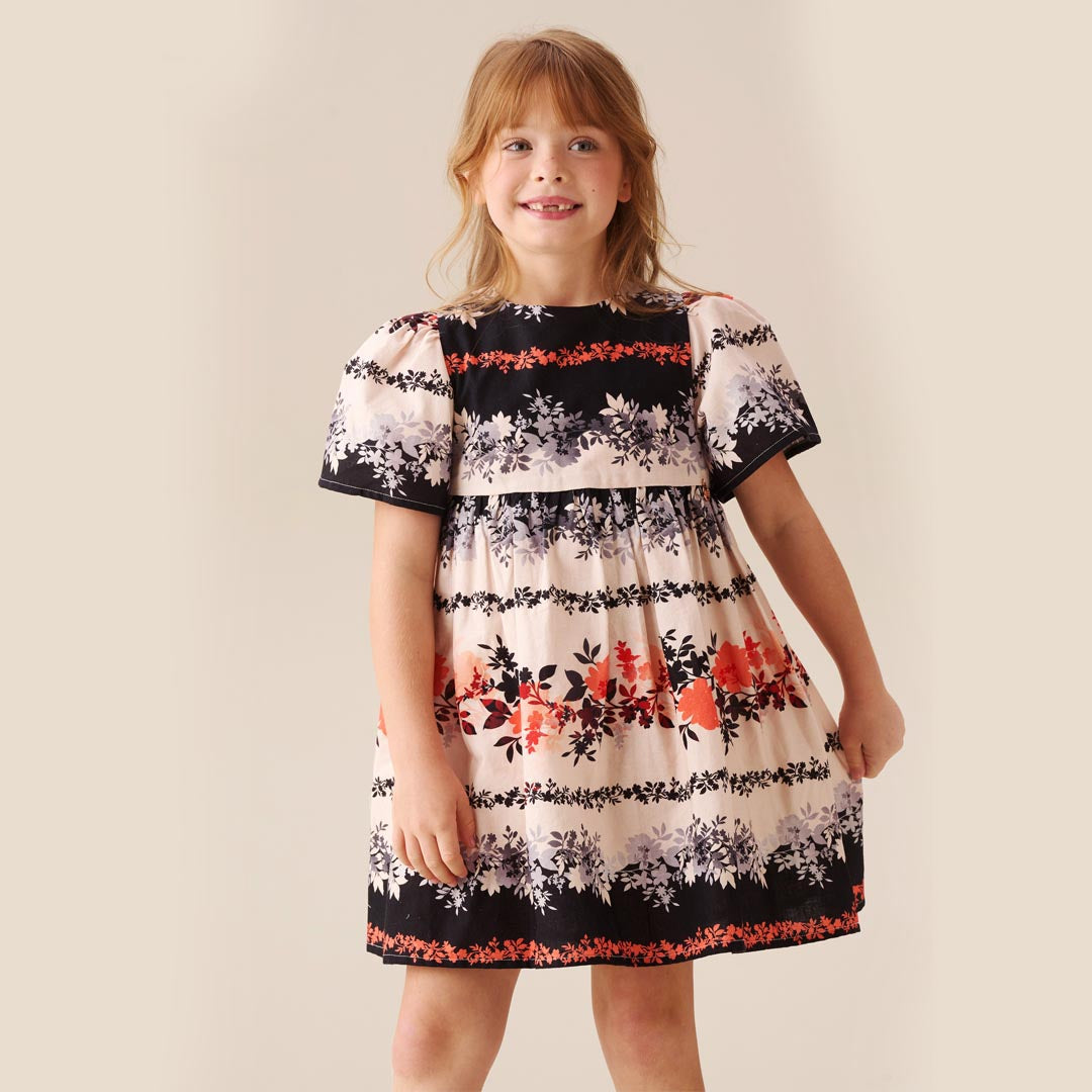 Reyna Multi Print Swing Dress