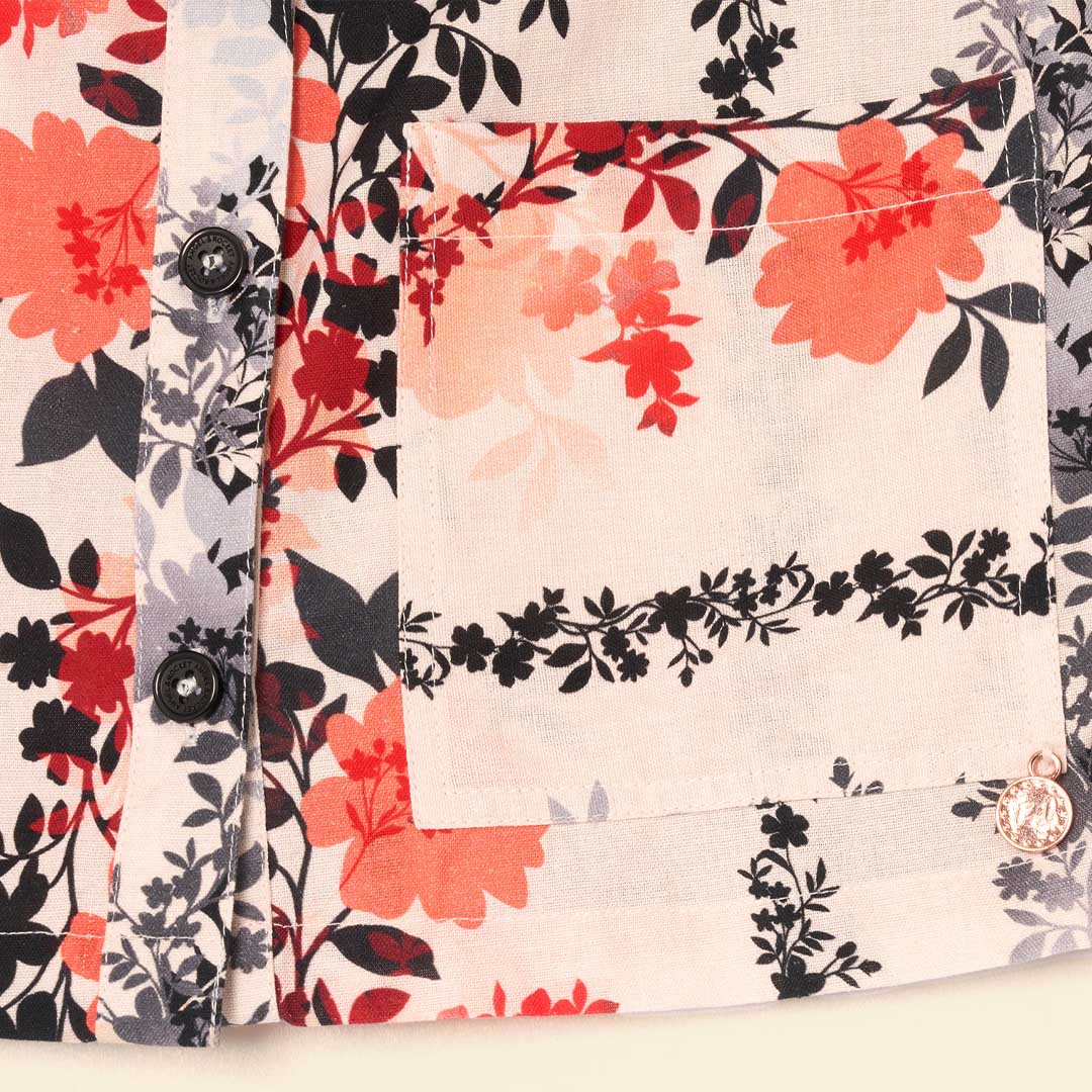 Brooke Print Linen Shirt