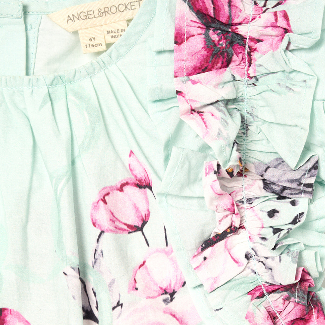 Nina Ruffle Shell Top