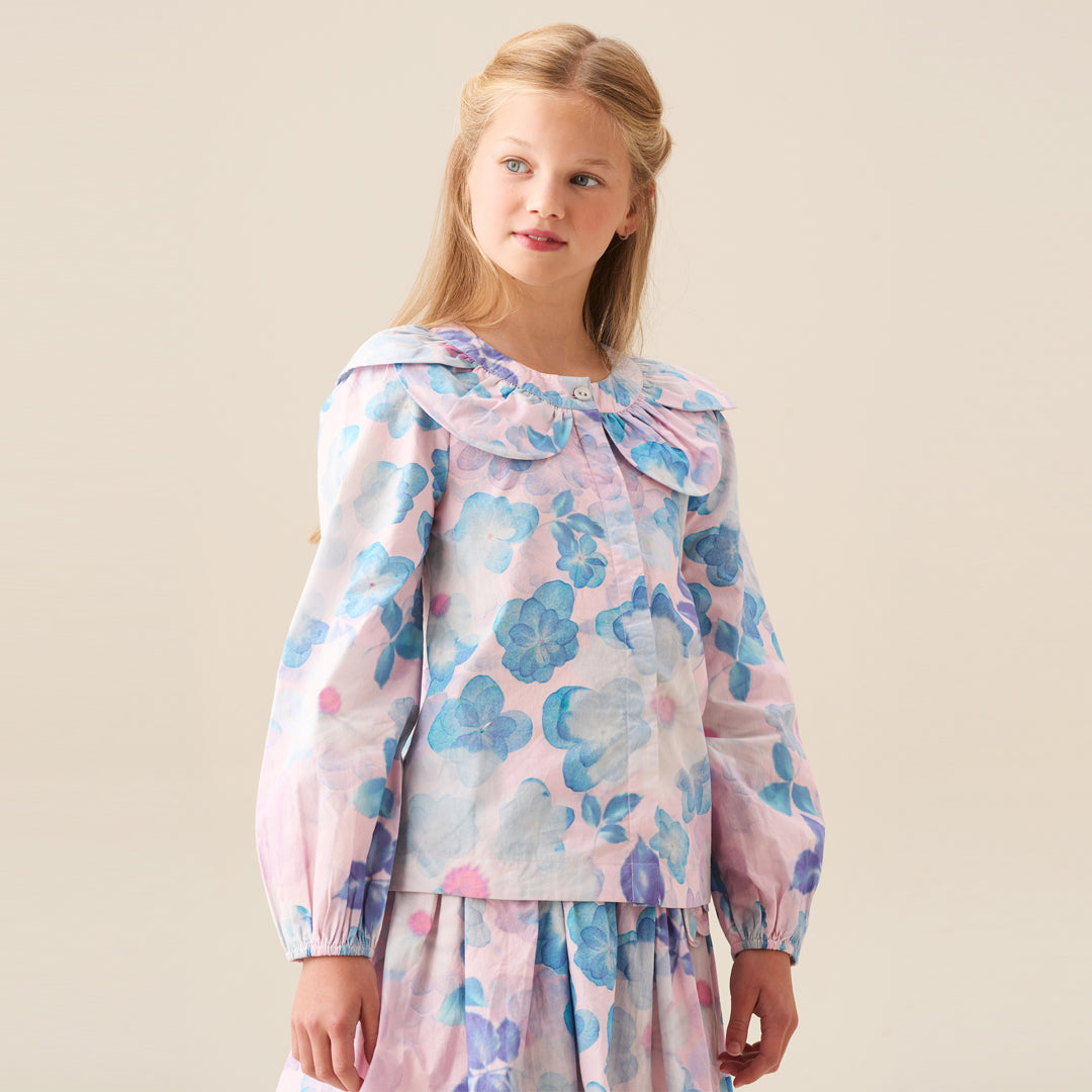 Celia Petal Collar Top