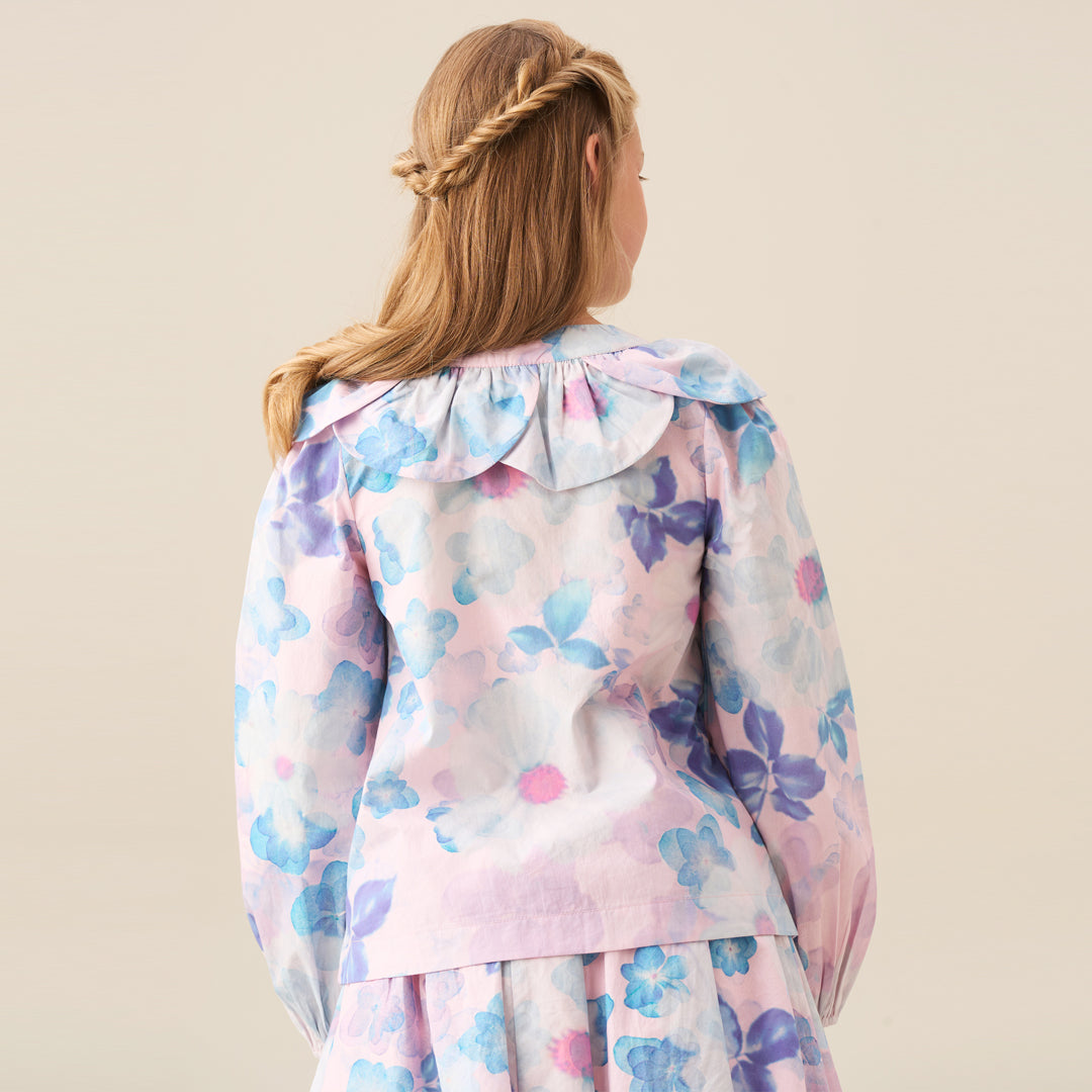 Celia Petal Collar Top