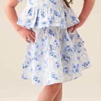 Pia Floral Ruffle Detail Skirt