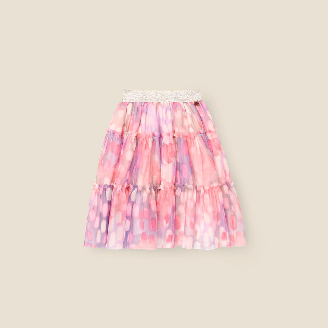 Cara Printed Mesh Skirt Multi