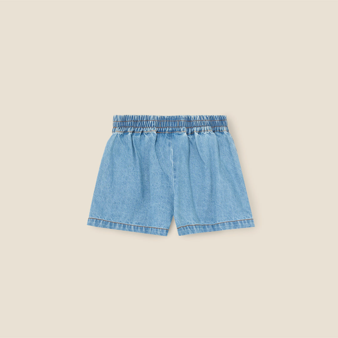 Zeta Embellished Denim Shorts