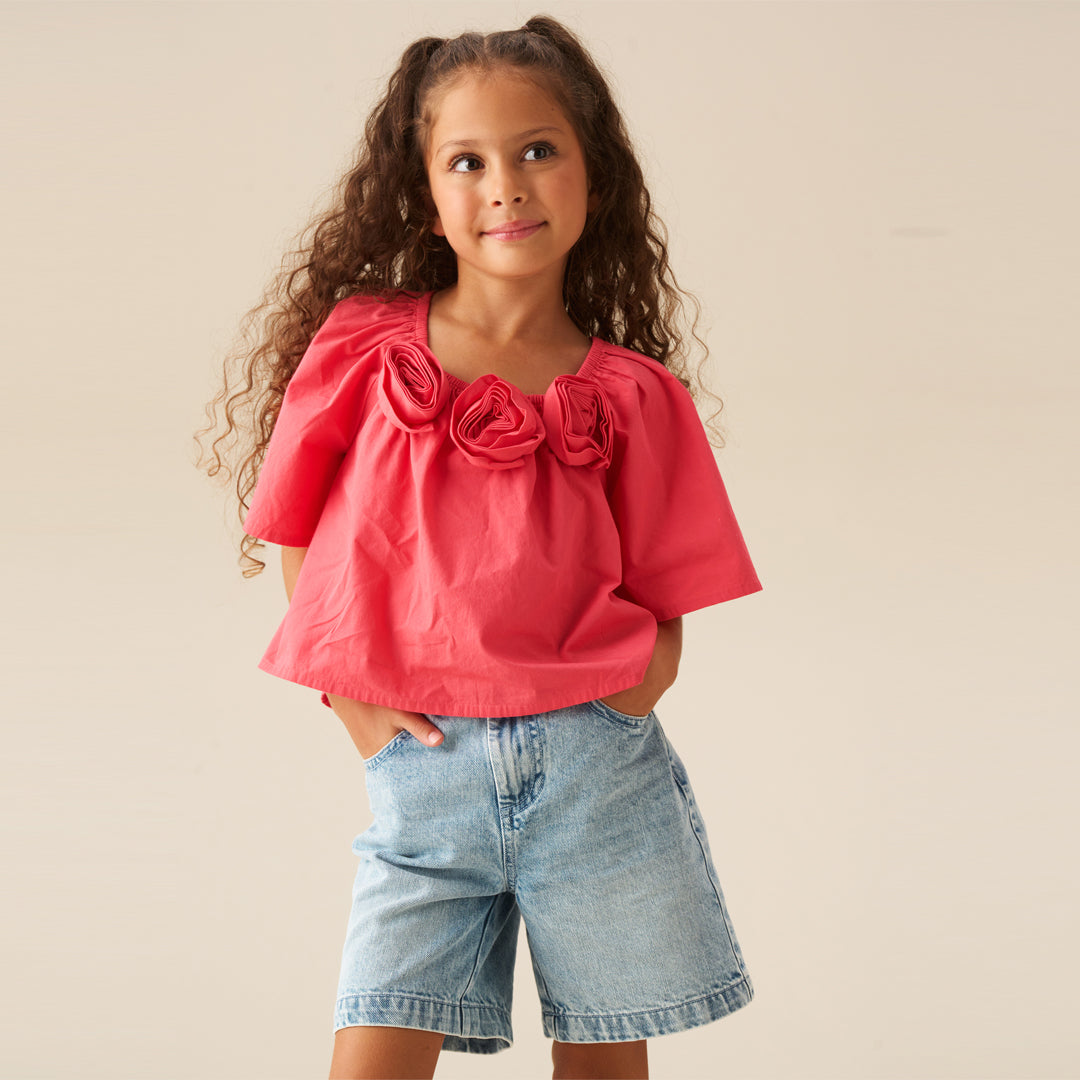 Coletta Corsage Swing Top