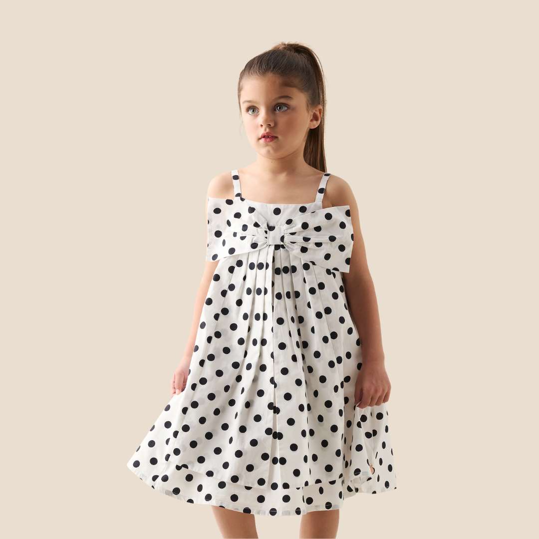 Libby Polka Dot Bow Dress