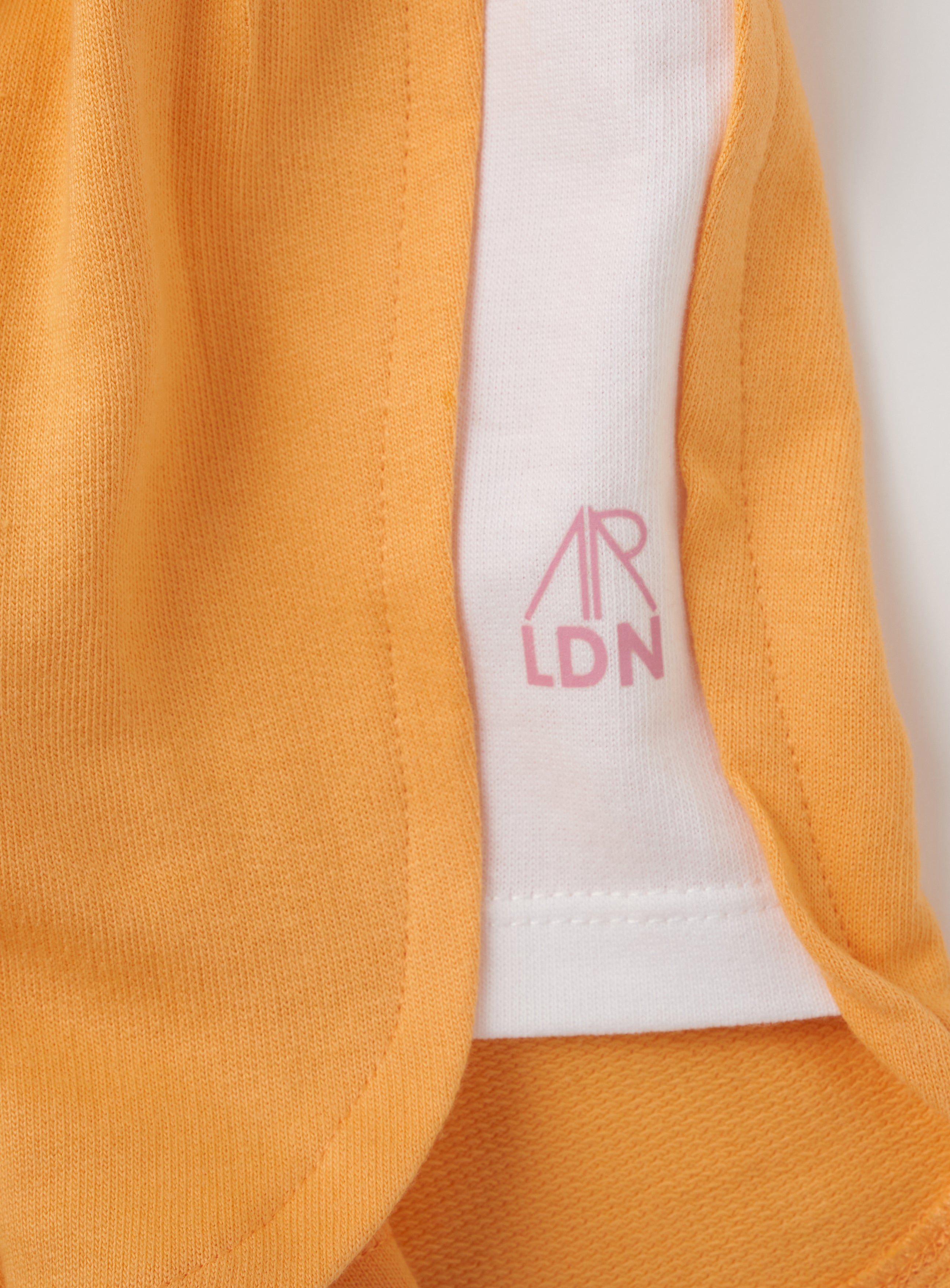 Girls Solid Orange Cotton Shorts