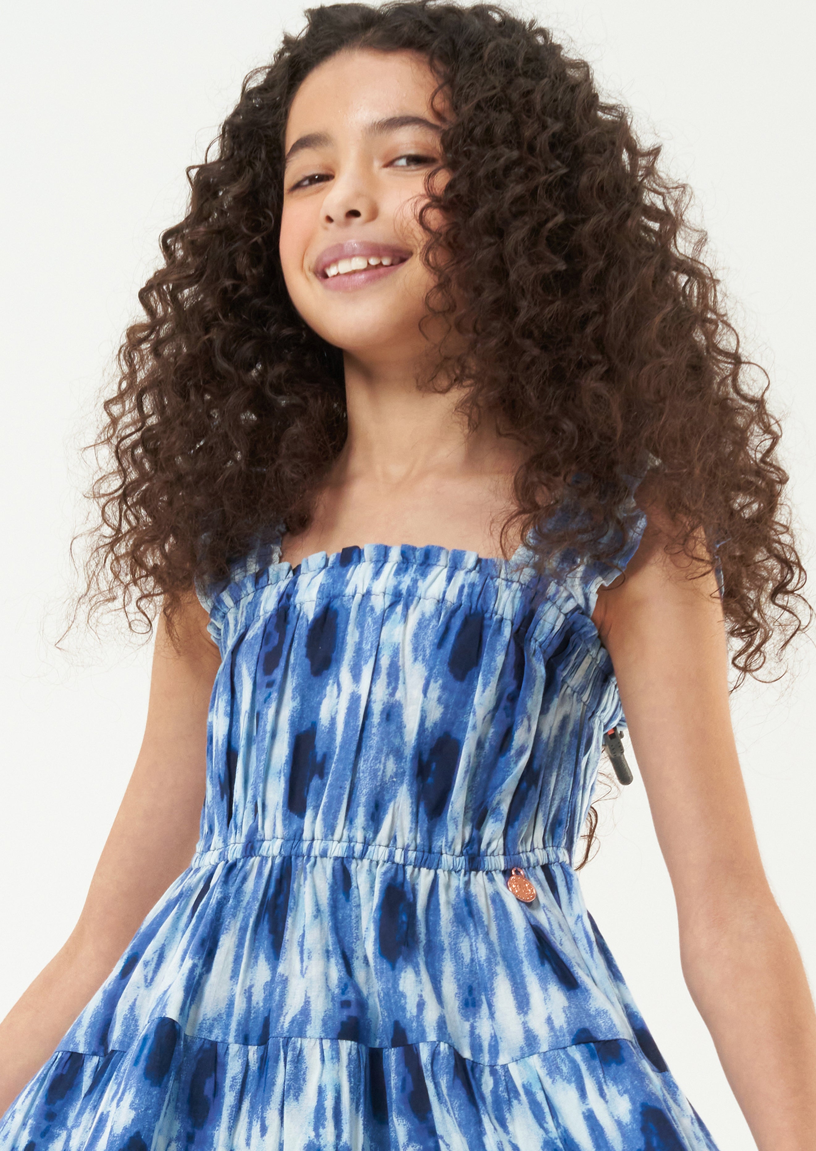 Etta Tie Dye Blue Dress