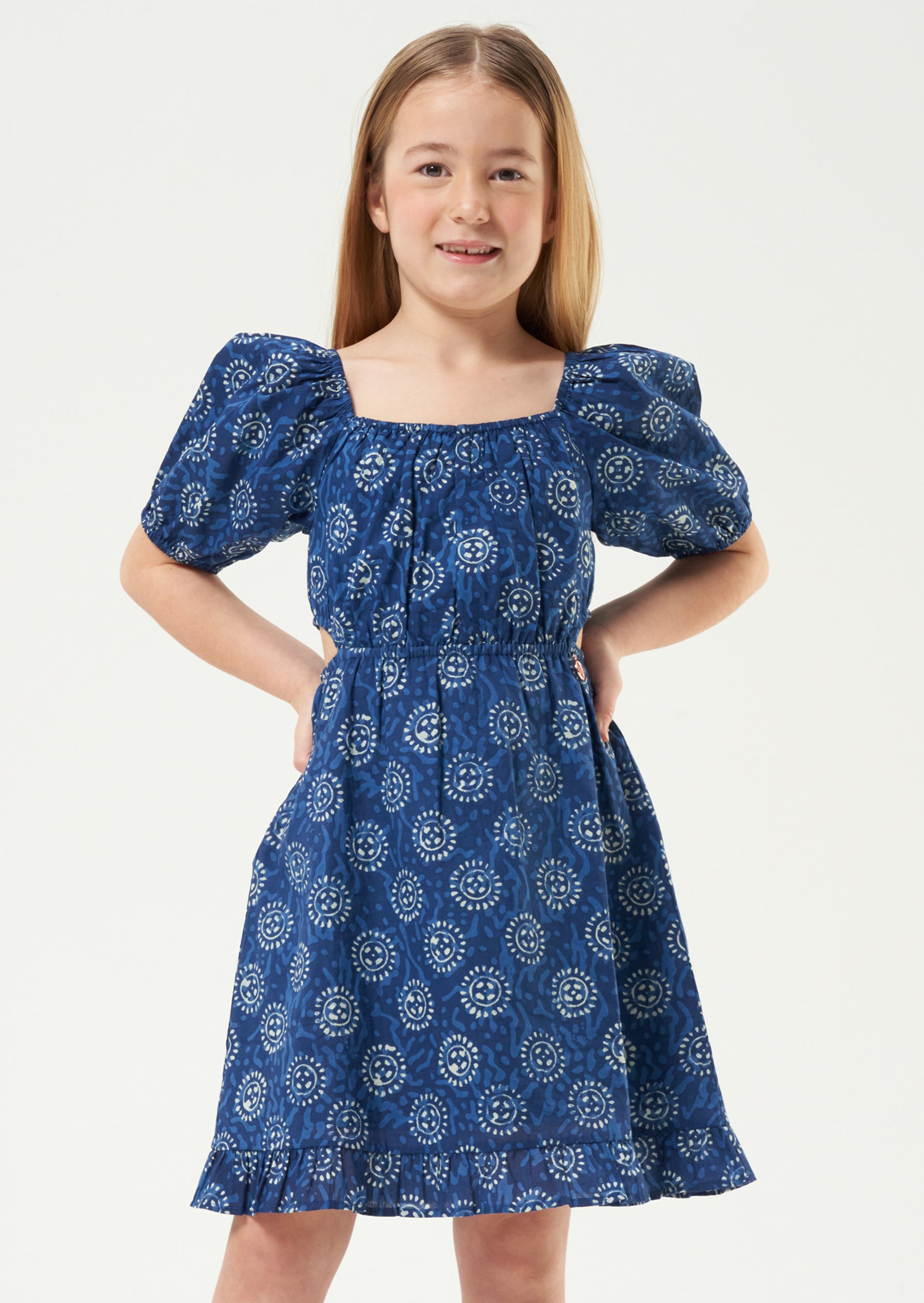 Thea Batik Blue Dress