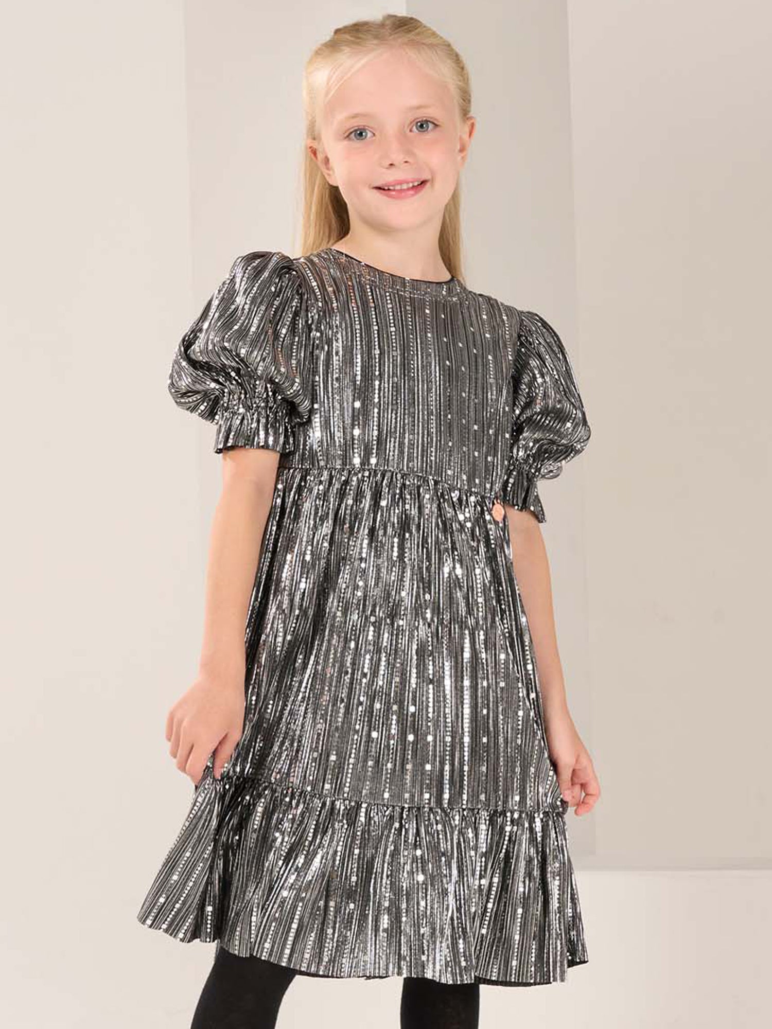 Mila Metallic Sequin Dress