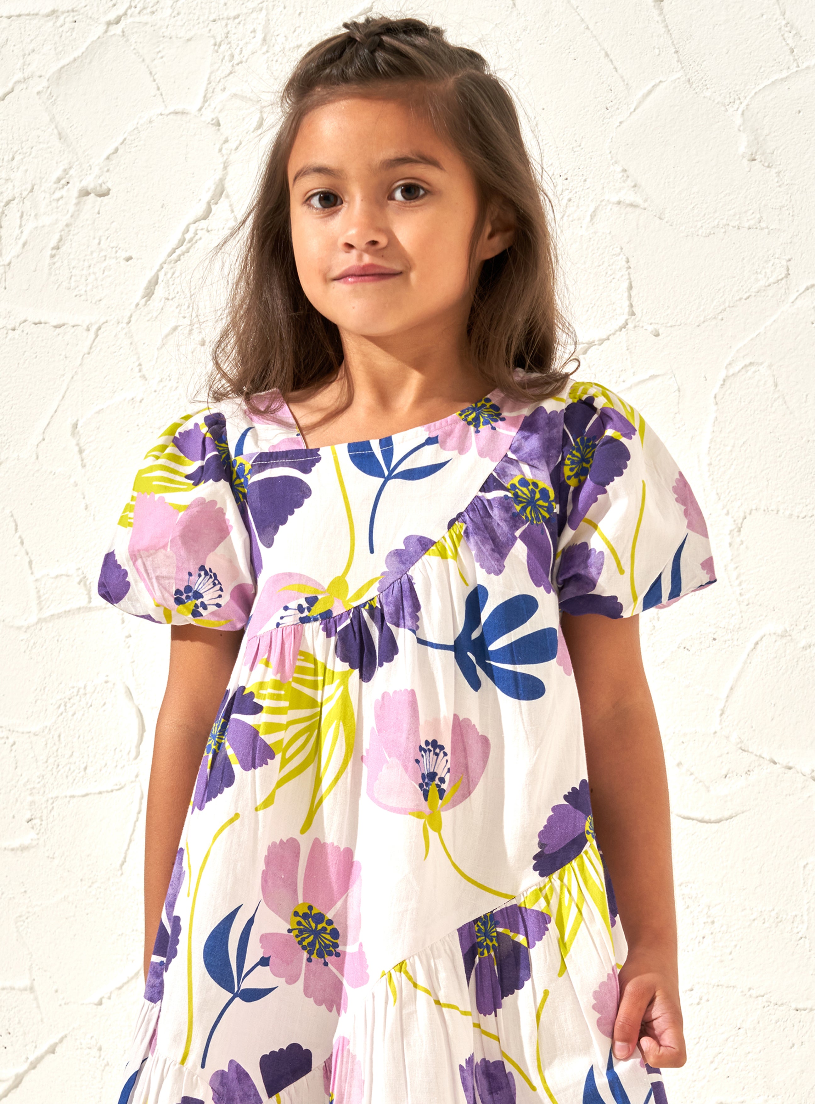 Jodie Orchid Aysemetric Print Dress