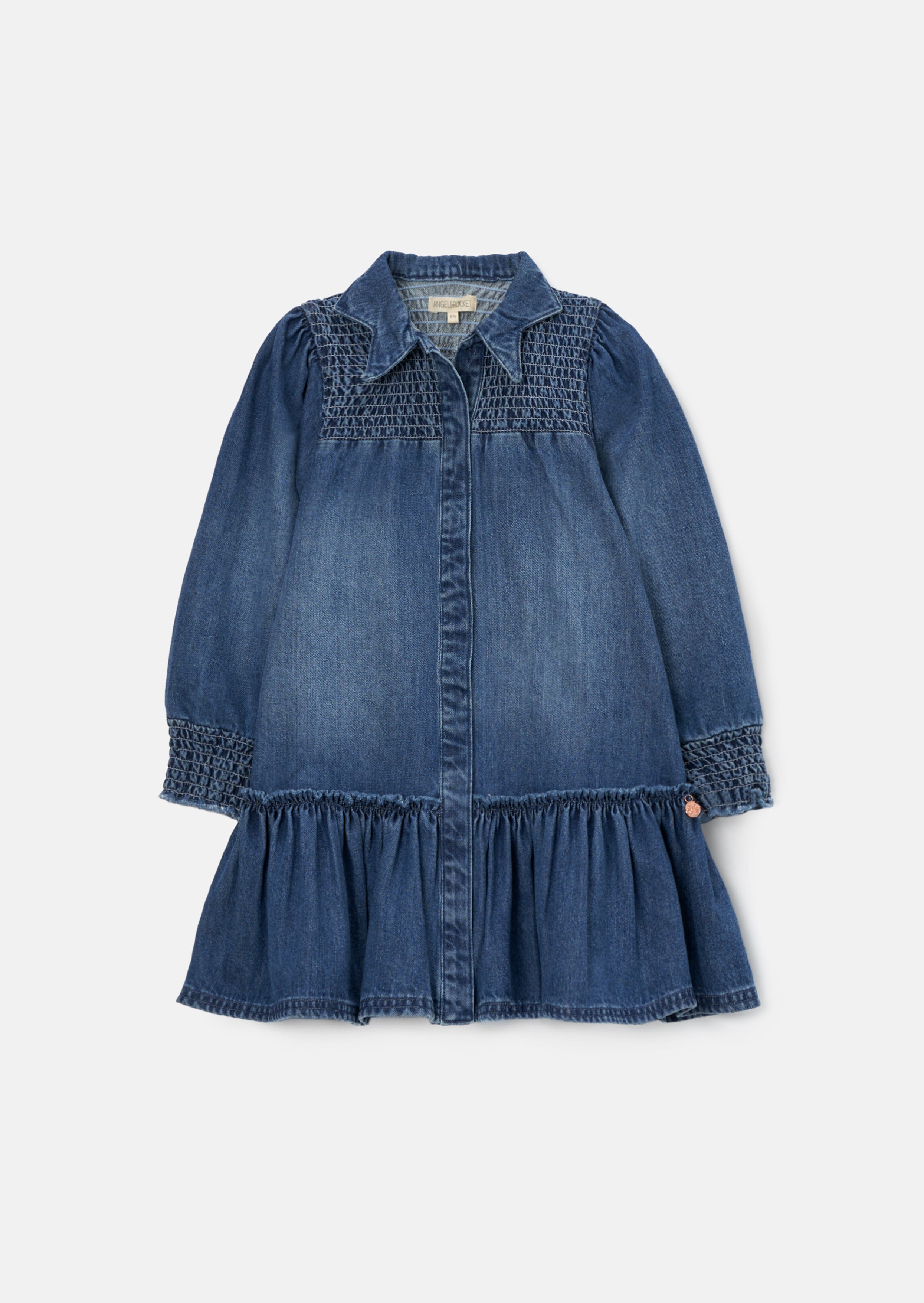 Rafferty Denim Star Collar Dress