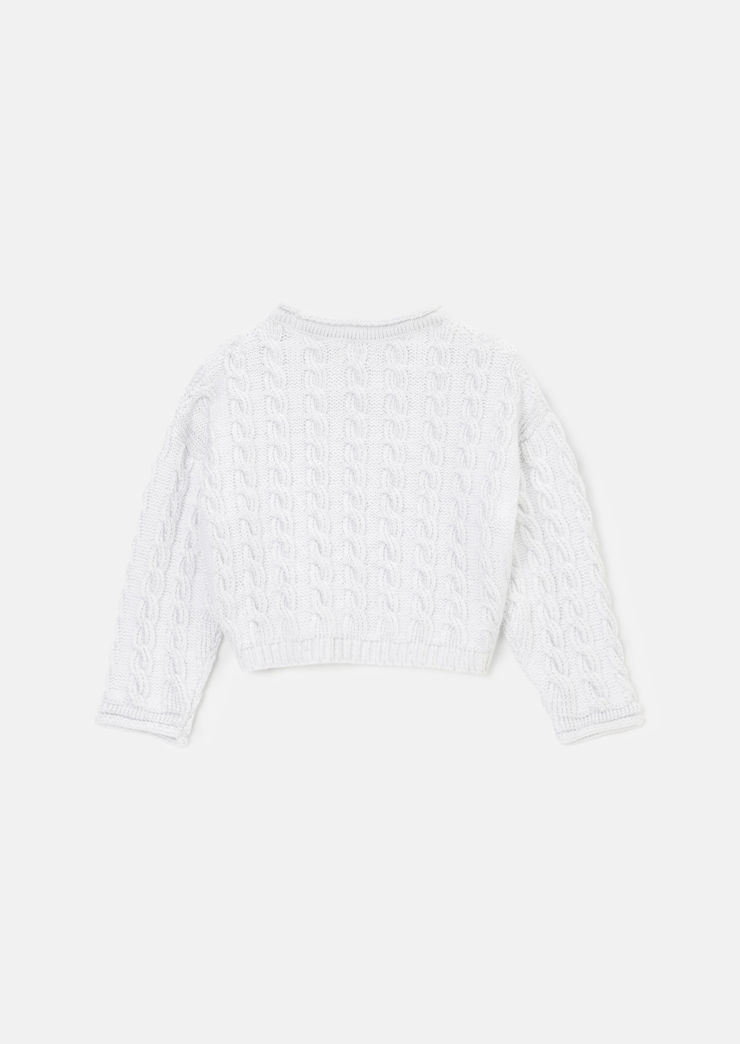 Ariel Silver Metallic Jumper