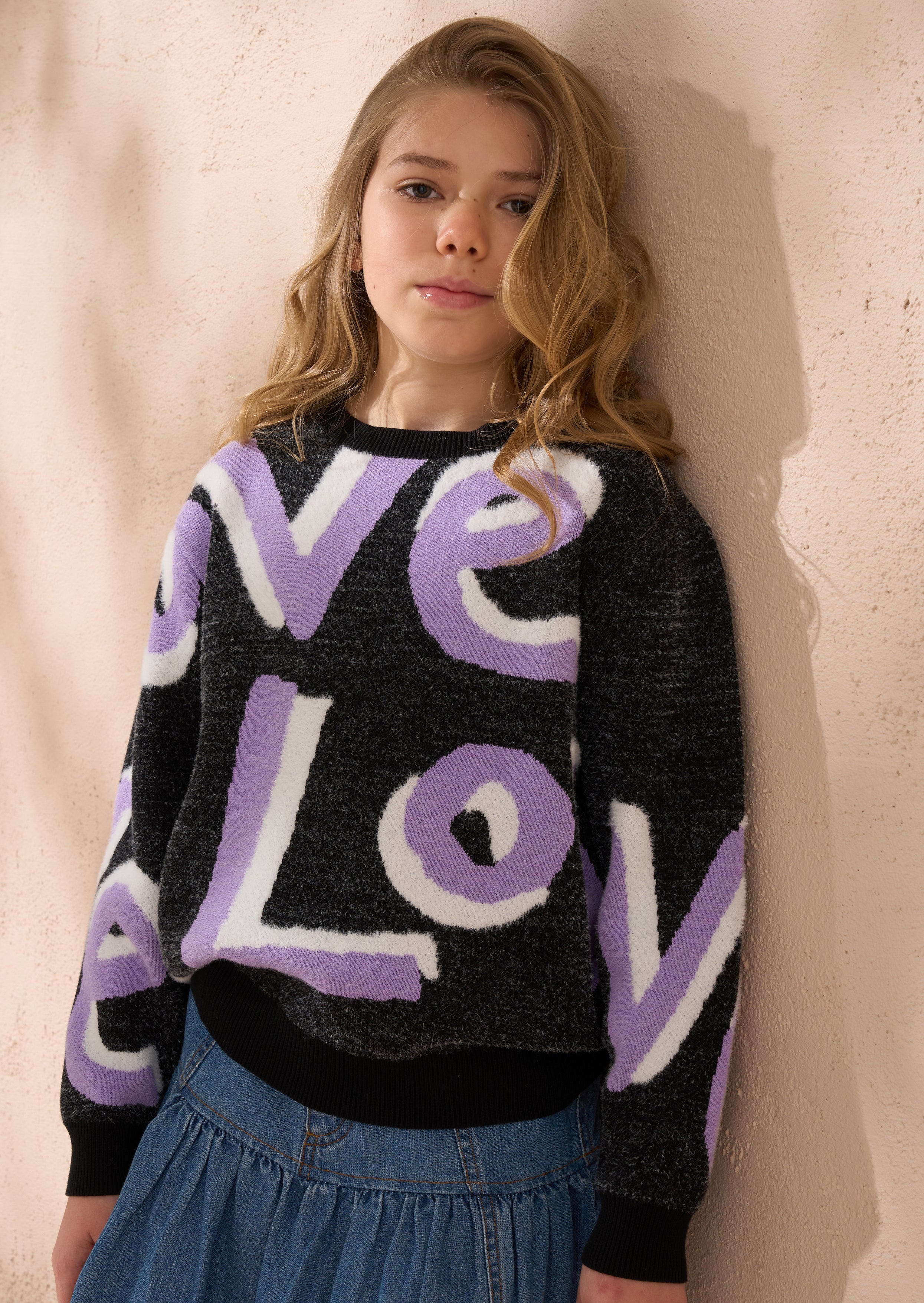 Lola Black Love Jumper