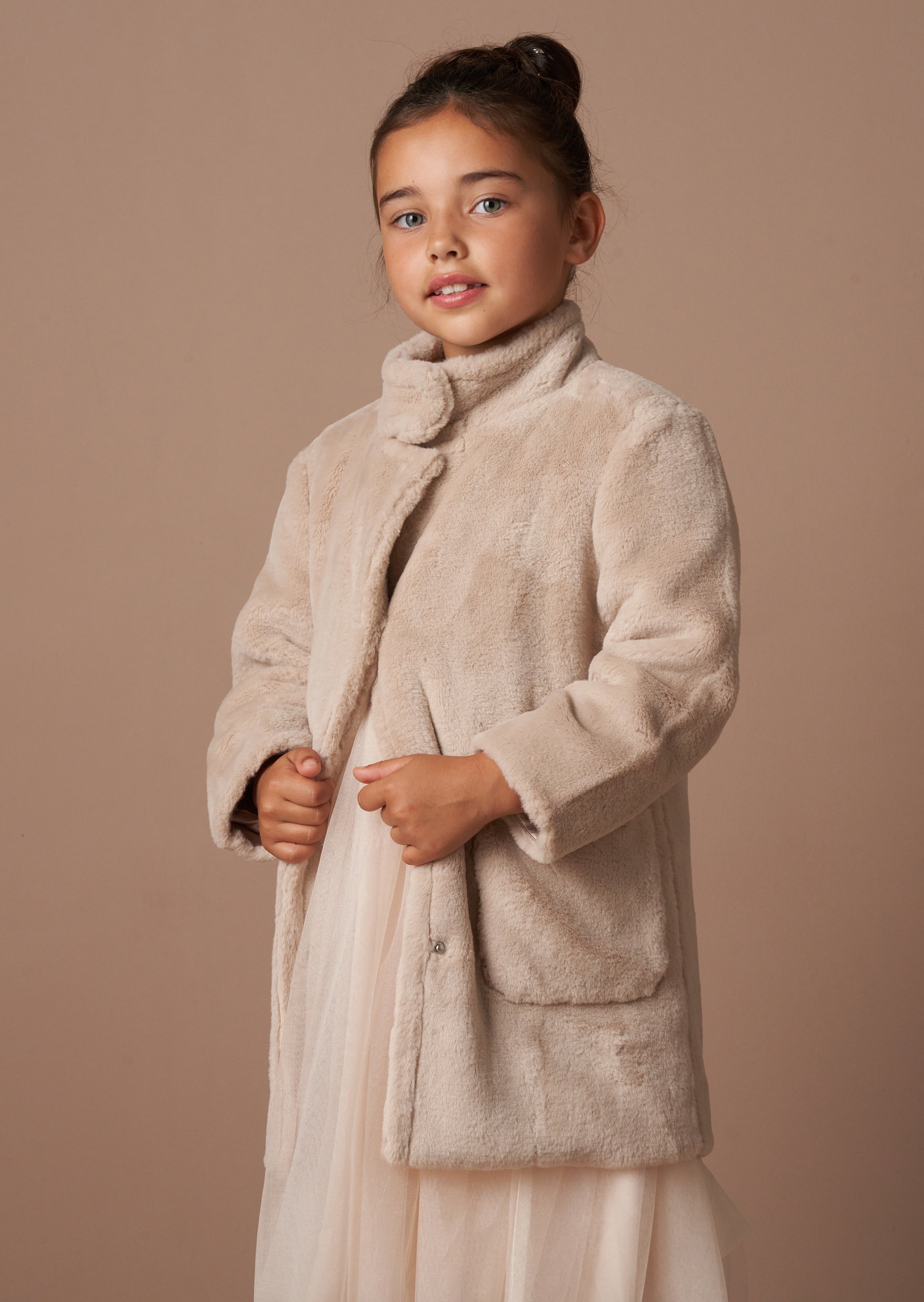 Briar Taupe Fur Coat