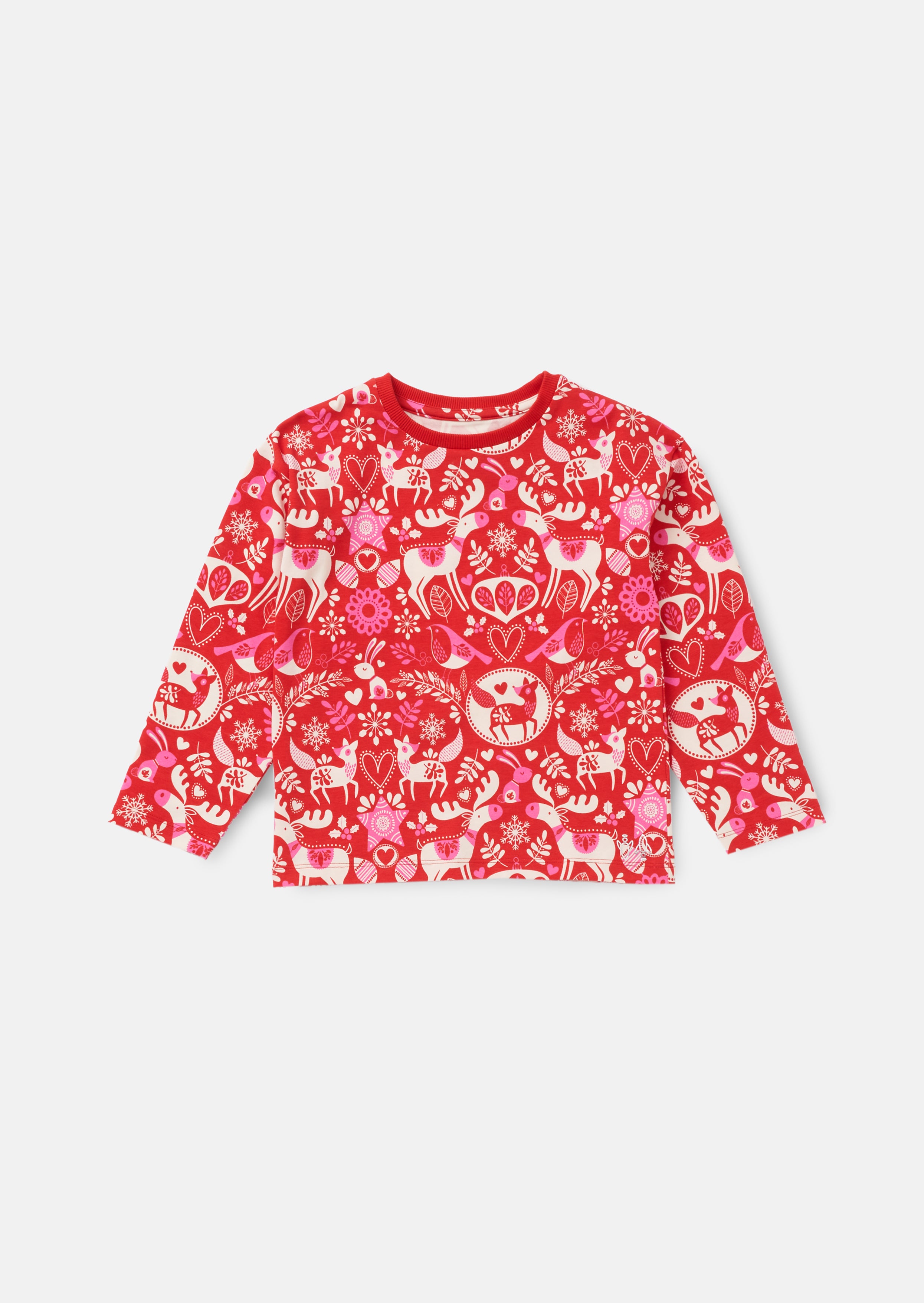 Amelia Red Winter Print PJs