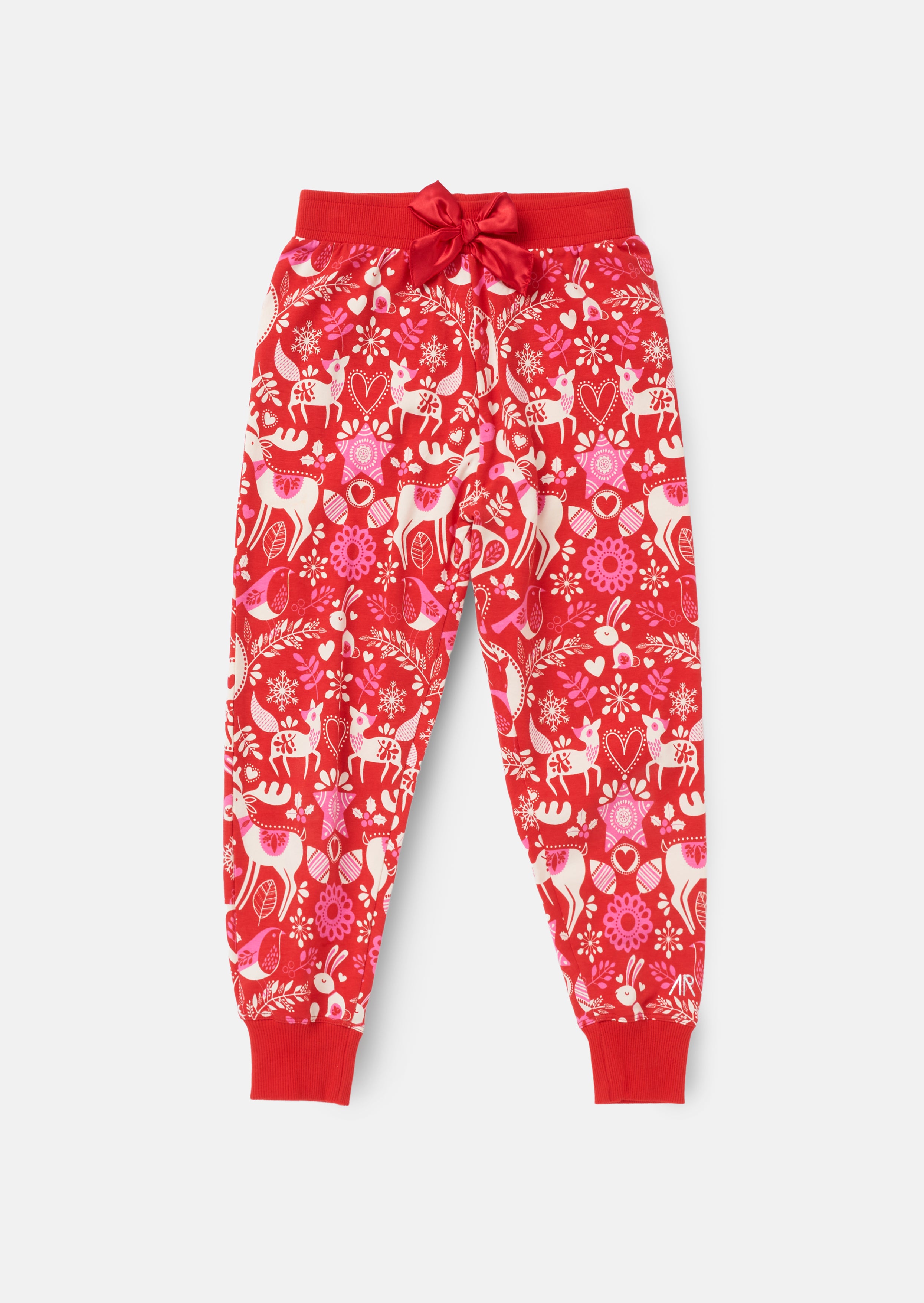 Amelia Red Winter Print PJs