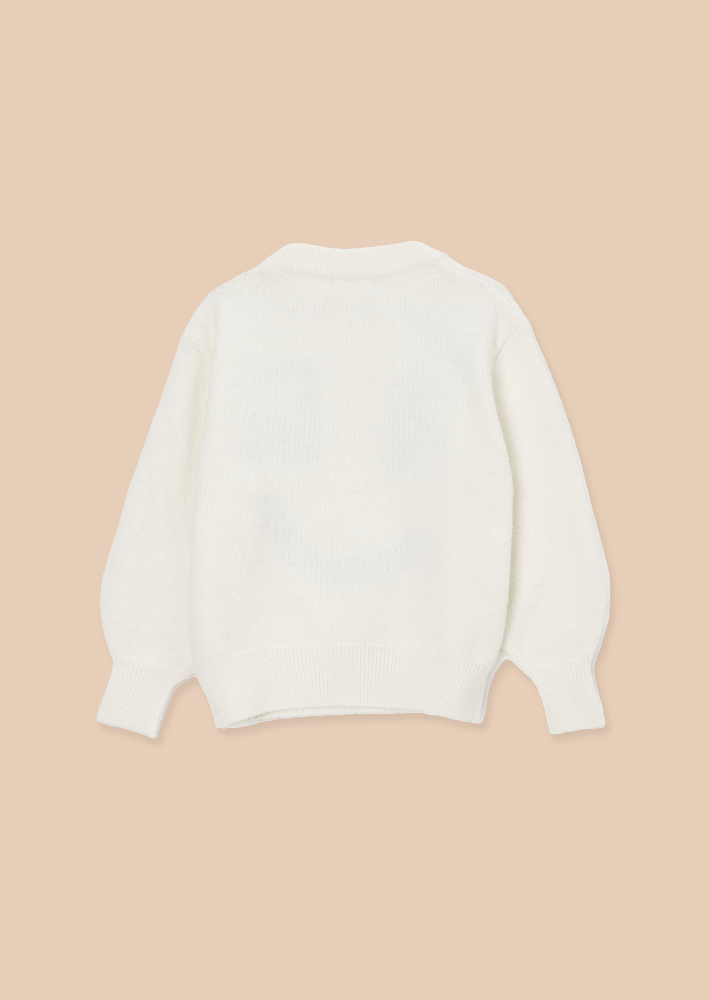 Shanti Ivory Smiley face Jumper