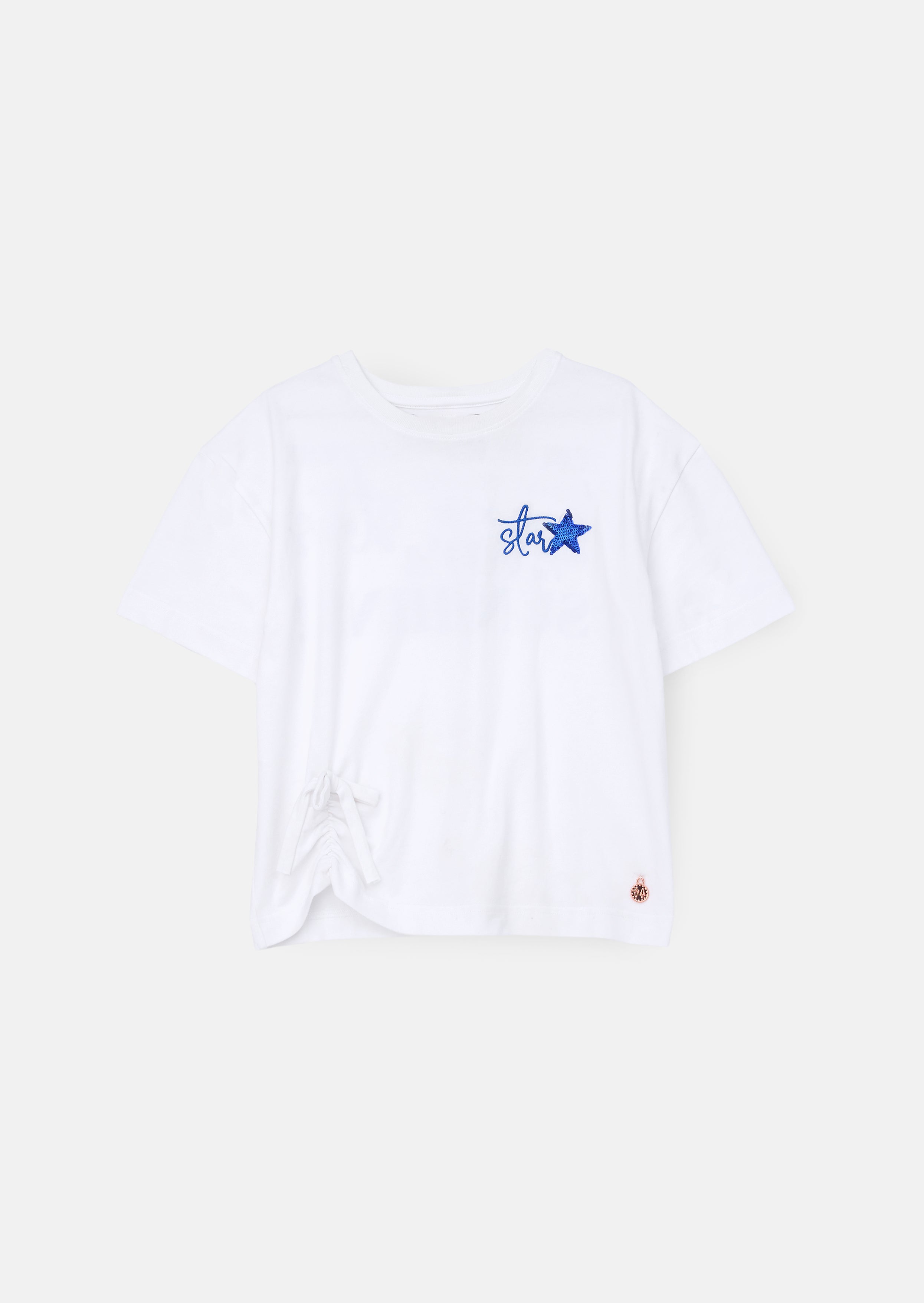 Edie White Back Print T Shirt