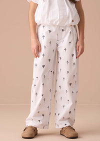 Estelle Ivory Poplin Trousers