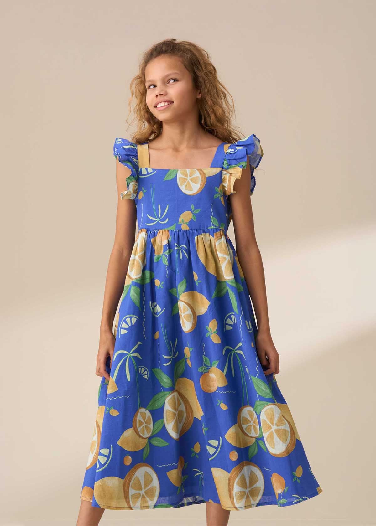 Maxine Multi Print Maxi Dress