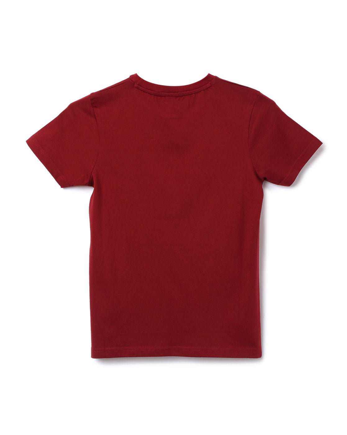 Boys Brand Slogan Printed Red T-Shirt